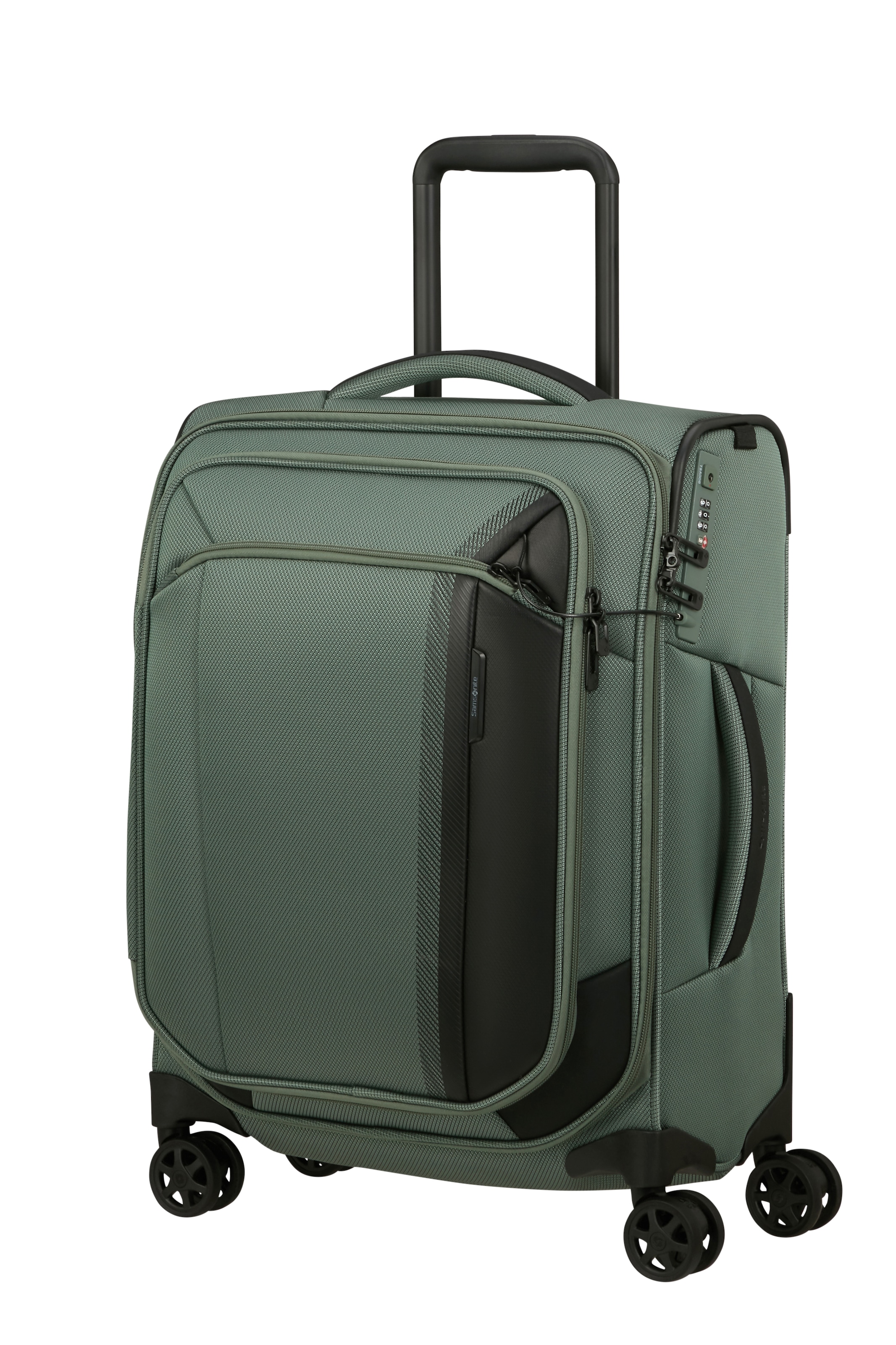 Samsonite, Unisex, Weichgepäck-Trolley »RESPARK, verschiedene Grössen und Farben« 43 l 4 Rollen mit mehreren Tragegriffen, Innenmaterial aus Polyester