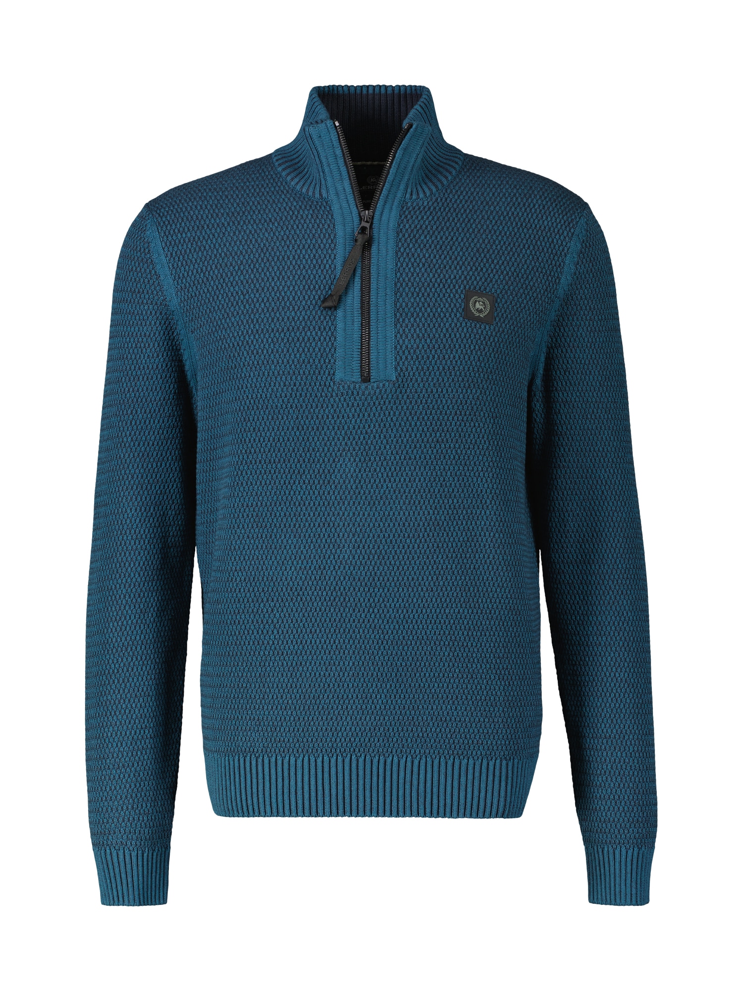 LERROS Strickpullover »LERROS Strickpullover mit Reissverschlusskragen«