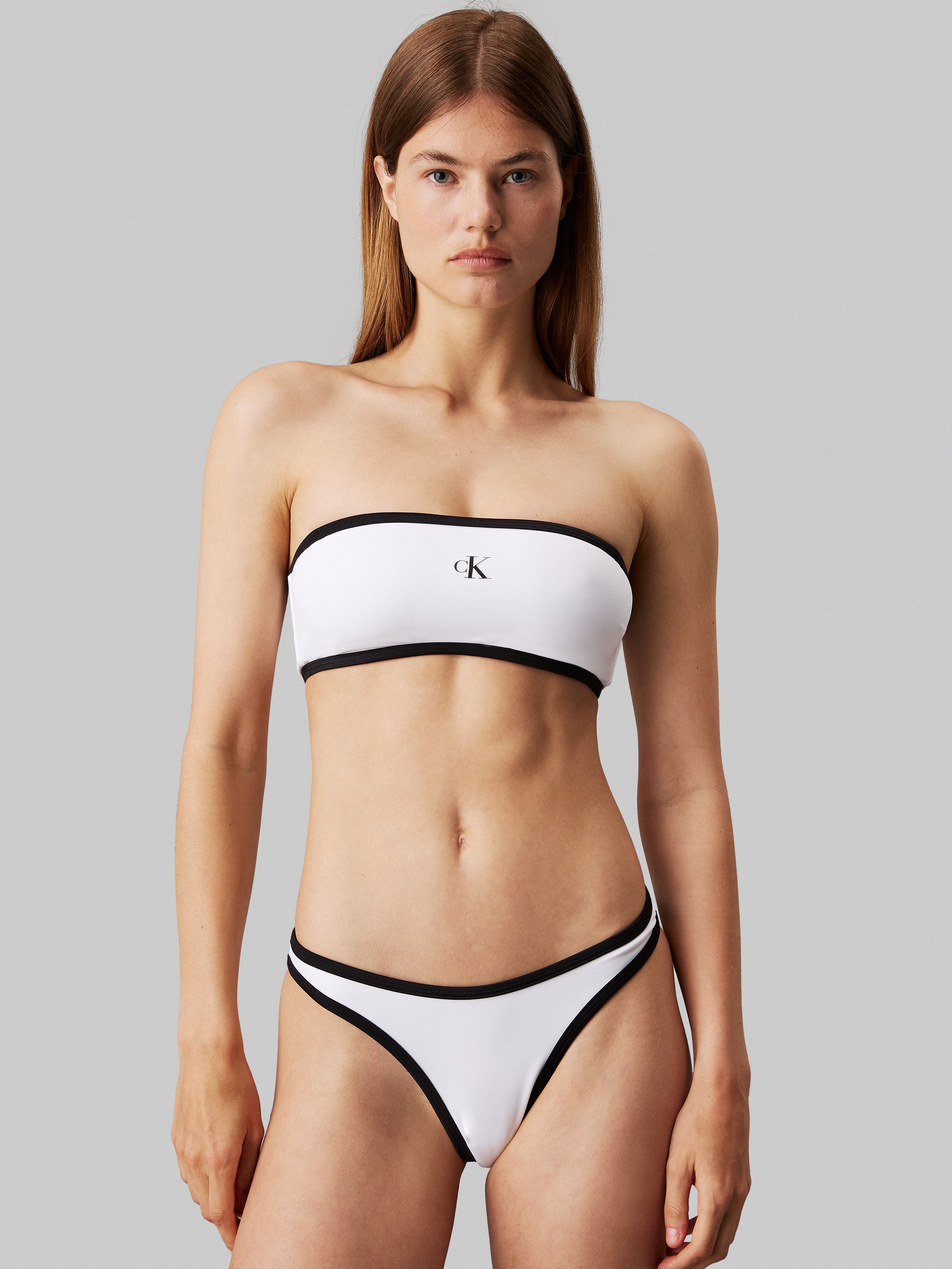 Calvin Klein Swimwear Bandeau-Bikini-Top »BANDEAU-RP«, mit abnehmbaren Trägern