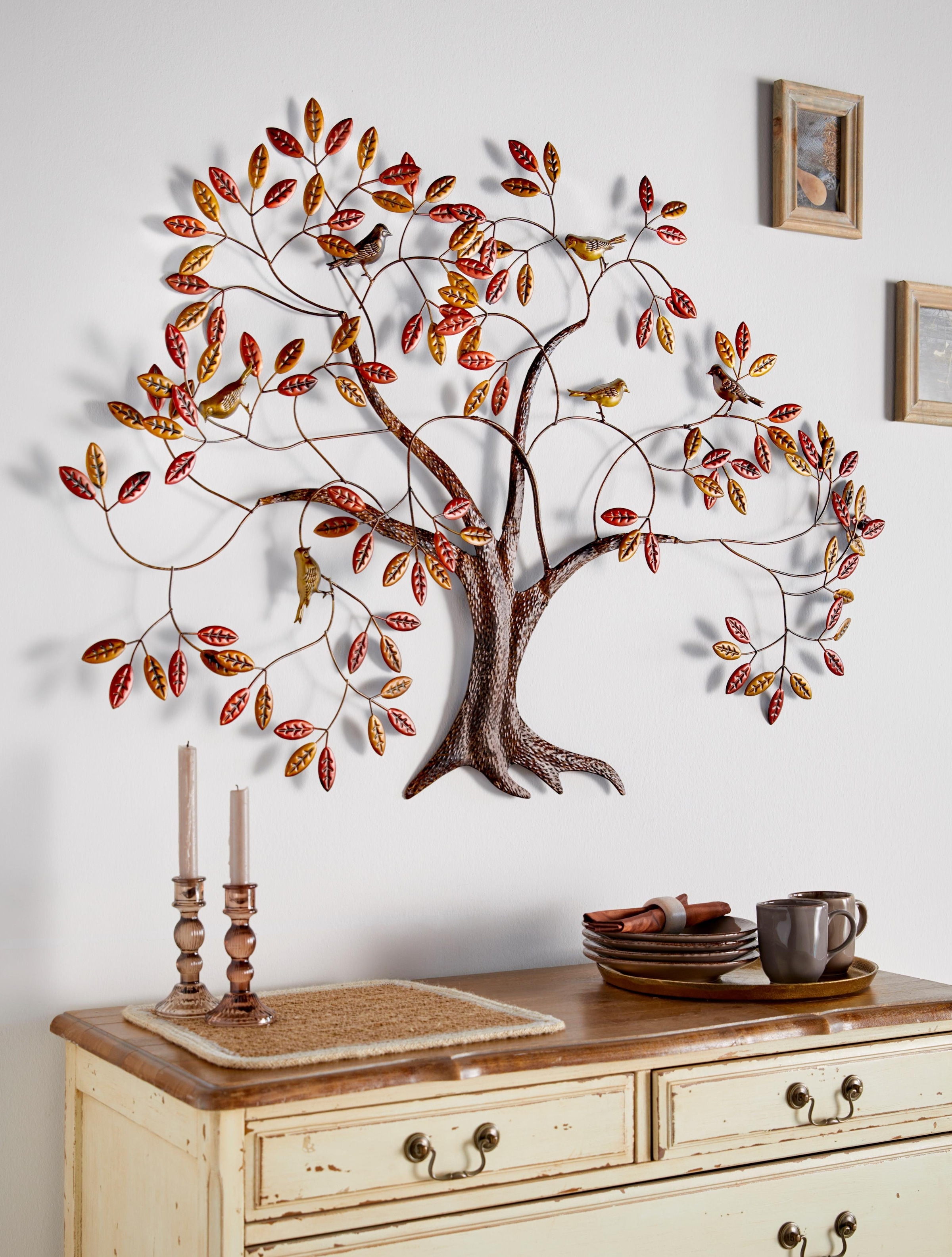 Home affaire bestellen Wanddekoration, Wanddekoobjekt »Baum«, Metall, Wanddeko, Wohnzimmer Jelmoli-Versand | online aus