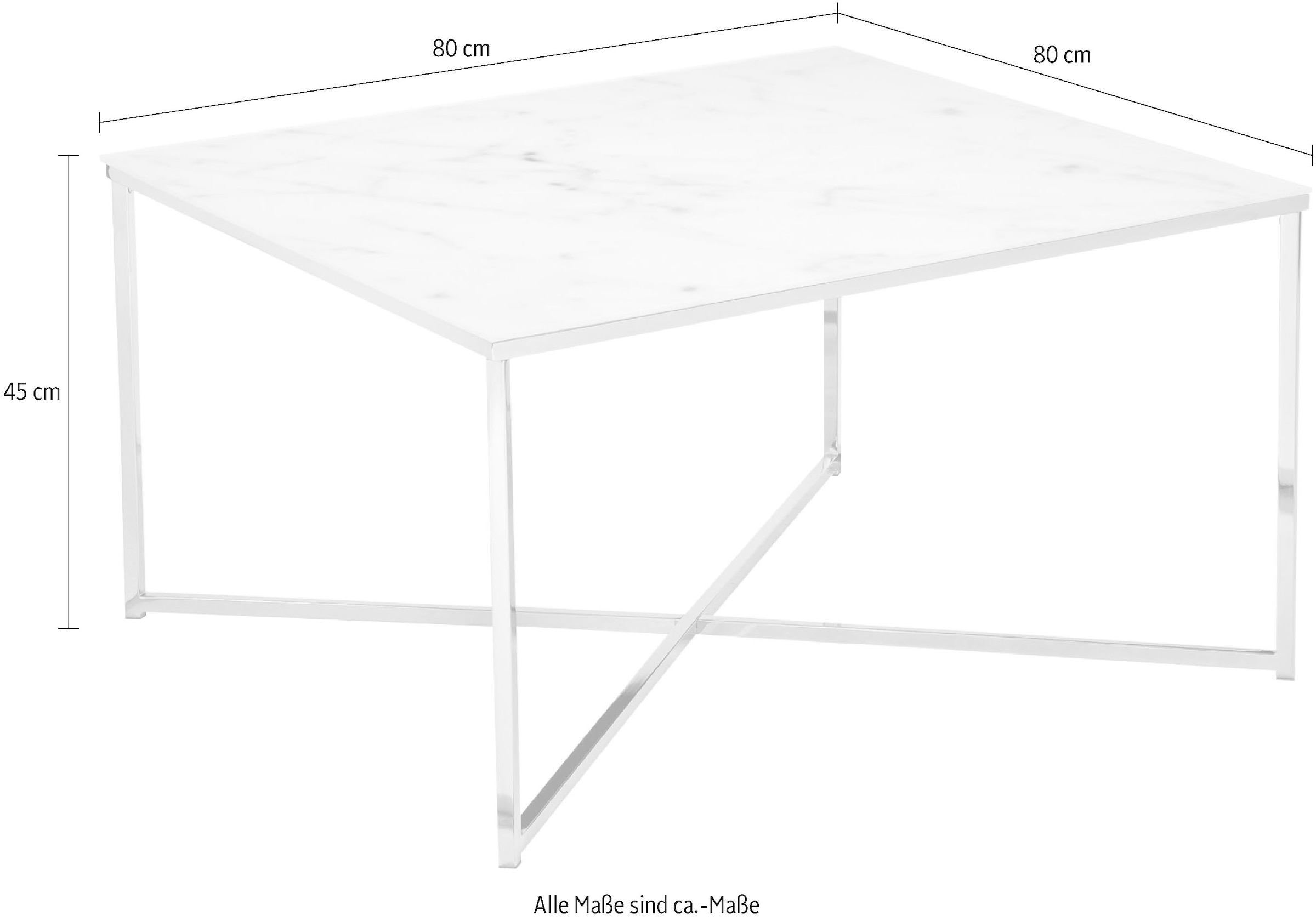 SalesFever Couchtisch, Tischplatte in Marmoroptik online bestellen |  Jelmoli-Versand