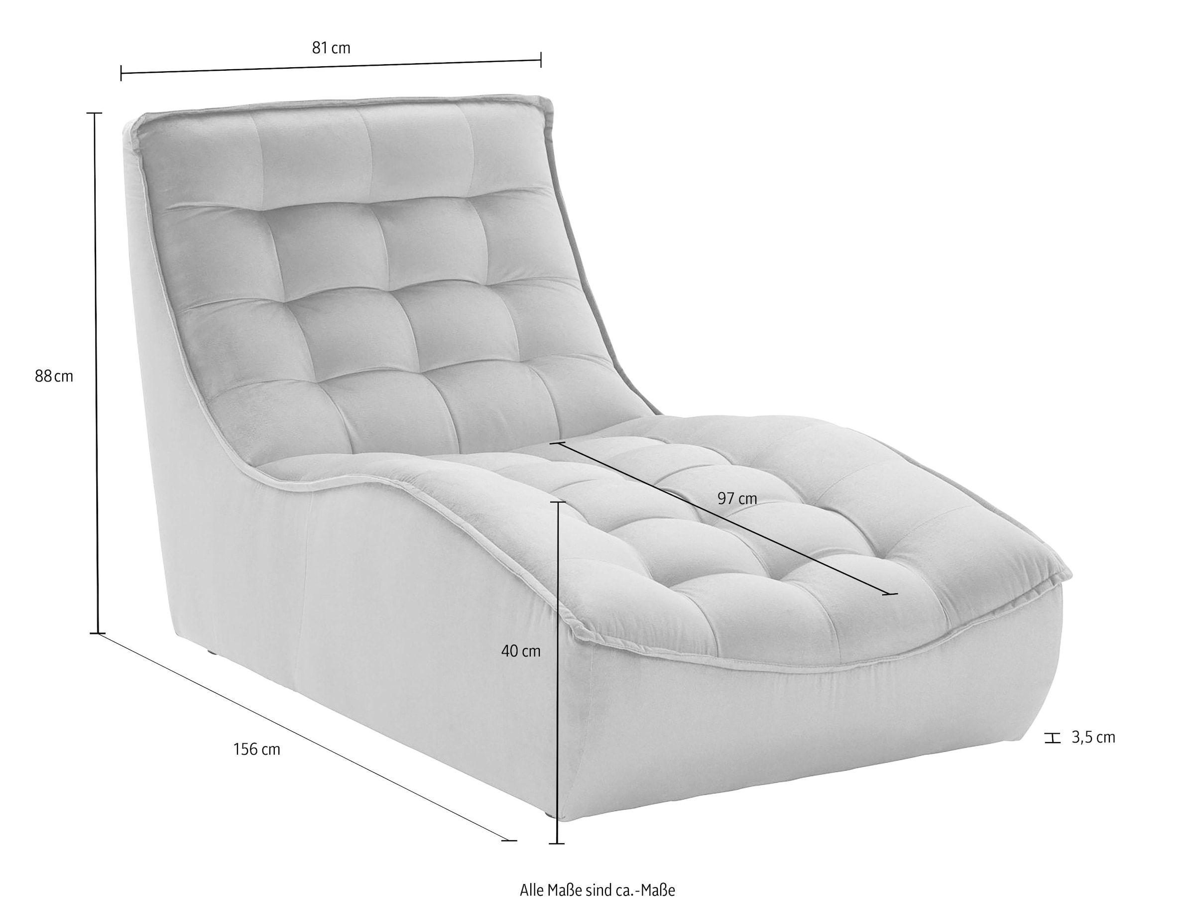 CALIA ITALIA Chaiselongue bestellen Jelmoli-Versand online | »Banjo«