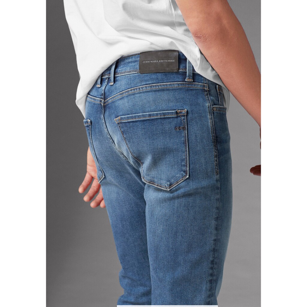 GUIDO MARIA KRETSCHMER Slim-fit-Jeans, Used- Look