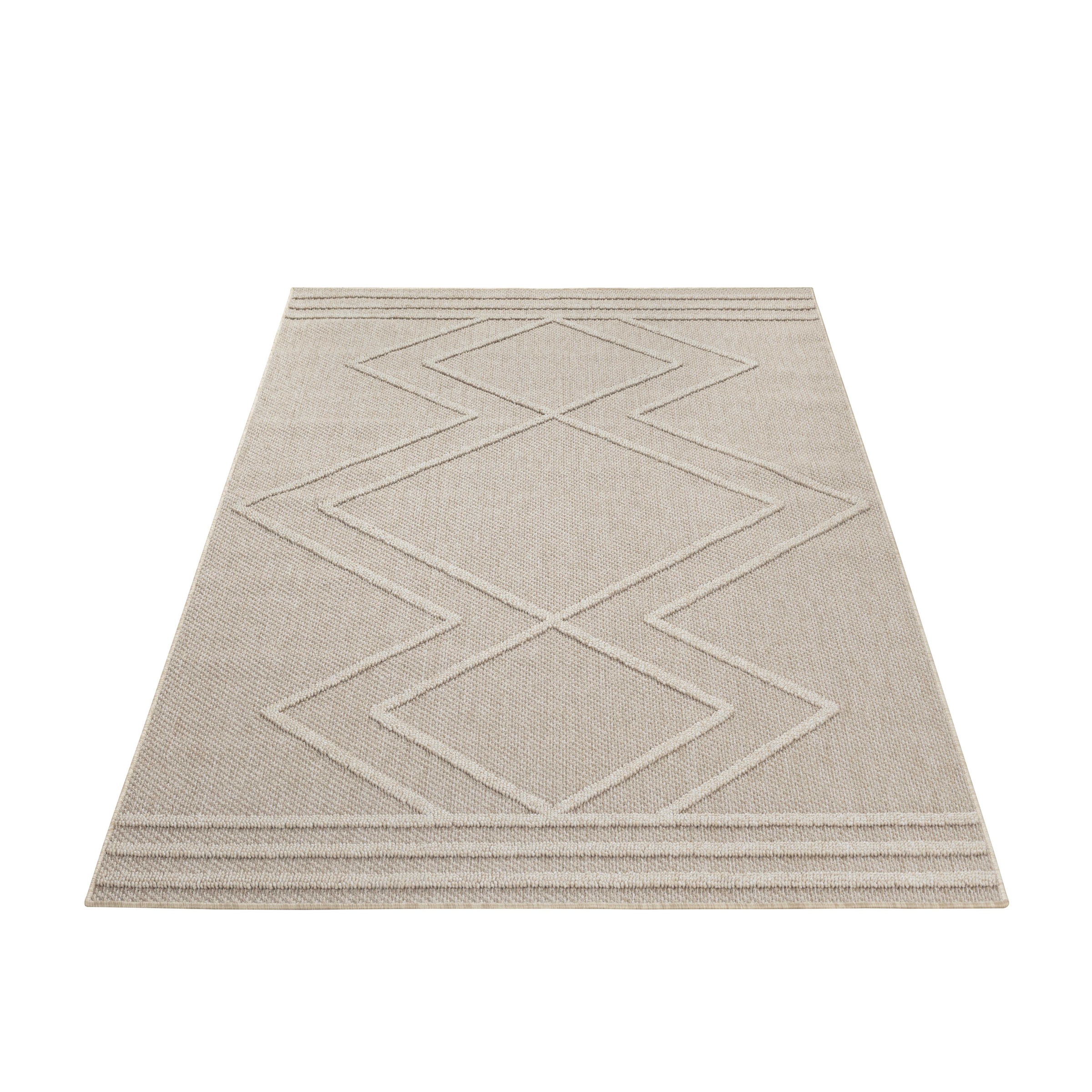 Ayyildiz Teppiche Outdoorteppich »PATARA 4954«, rechteckig, 8 mm Höhe, Läufer / Pflegeleicht / Strapazierfähig / In- und Outdoor geeignet