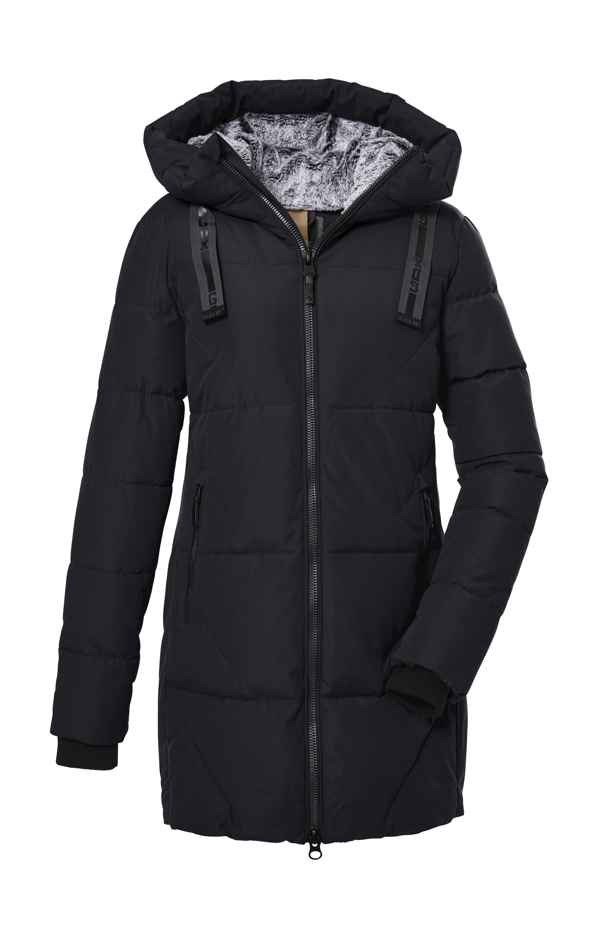 G.I.G.A. DX by killtec Steppmantel »GW 15 WMN QLTD PRK« Wasserabweisender, winddichter Damenparka mit grosser Kapuze