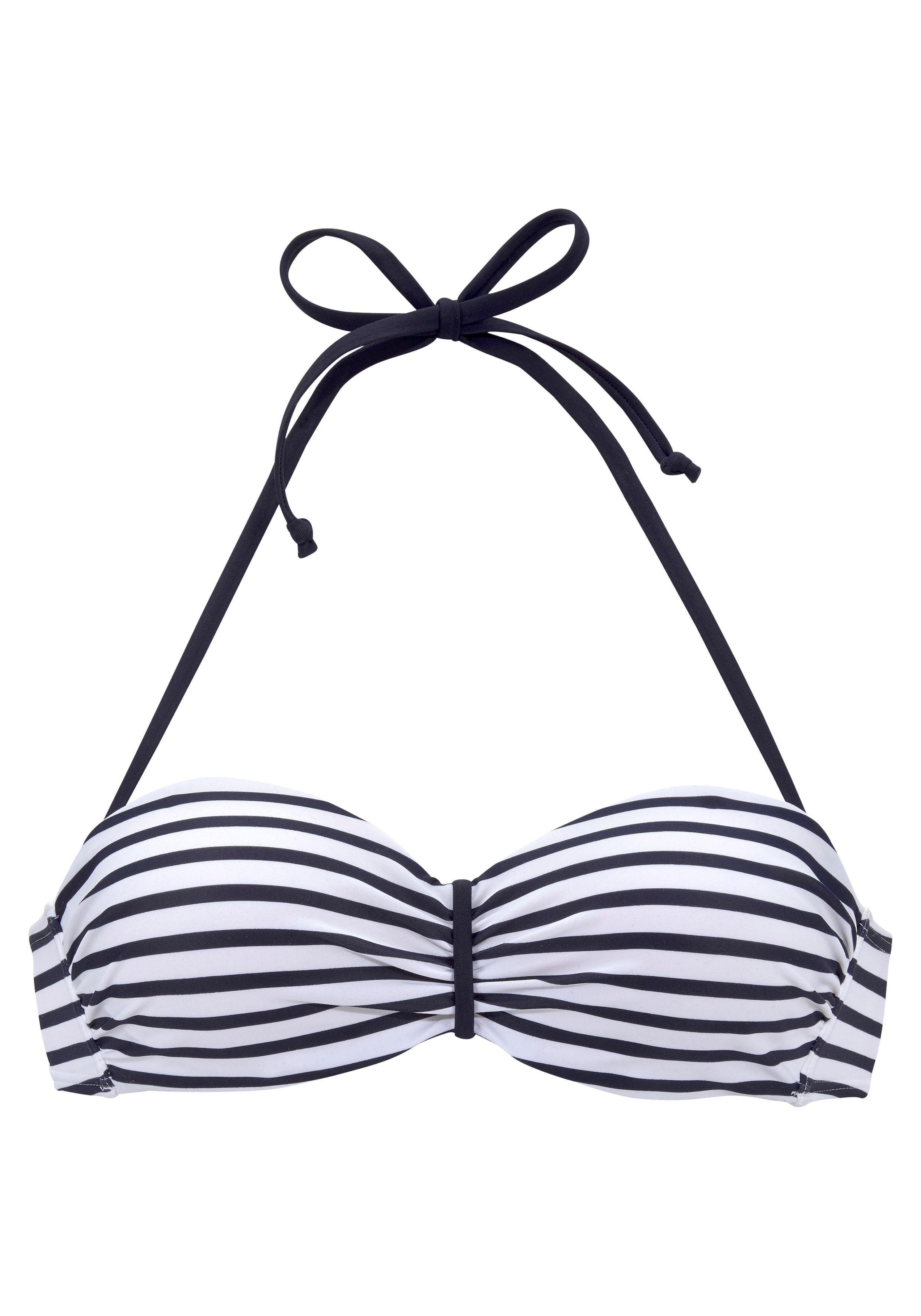 Venice Beach Bandeau-Bikini-Top »Summer«, mit geraffter Mitte