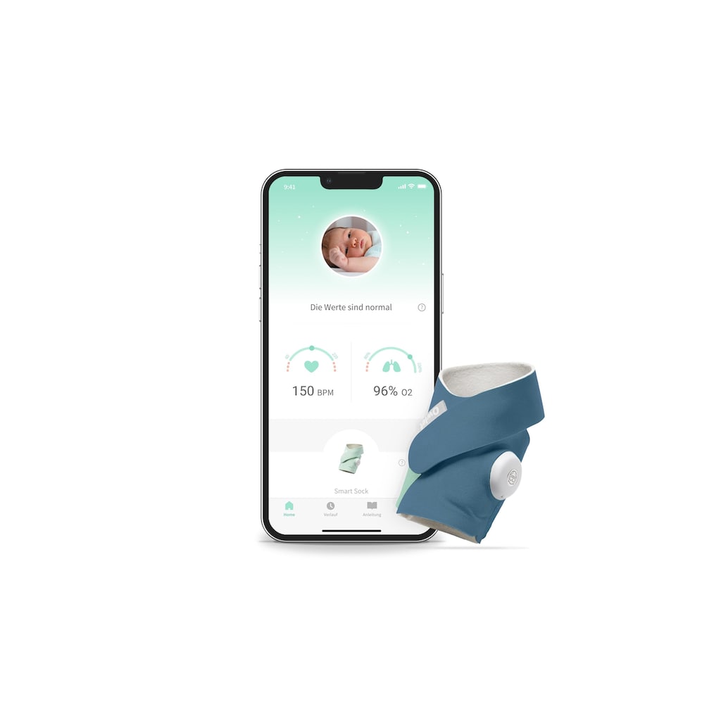 Babyphone »Owlet Smart Sock 3 Nachtblau«