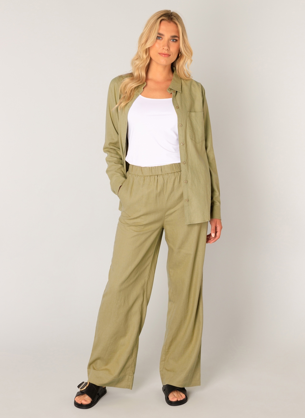 Base Level Leinenhose »Yul«