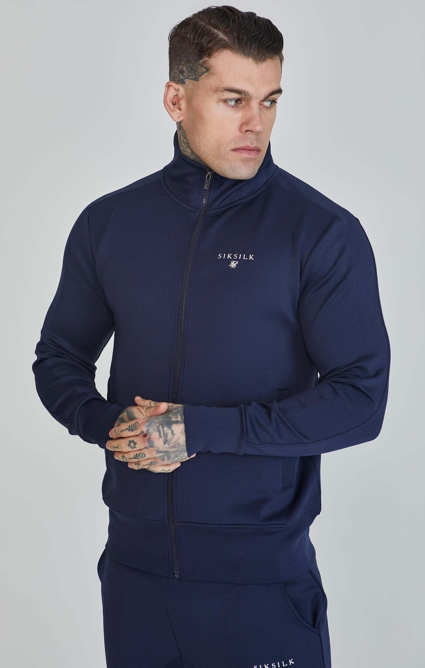 Sweatjacke »Siksilk Sweatjacken Essentials Poly Track Top«