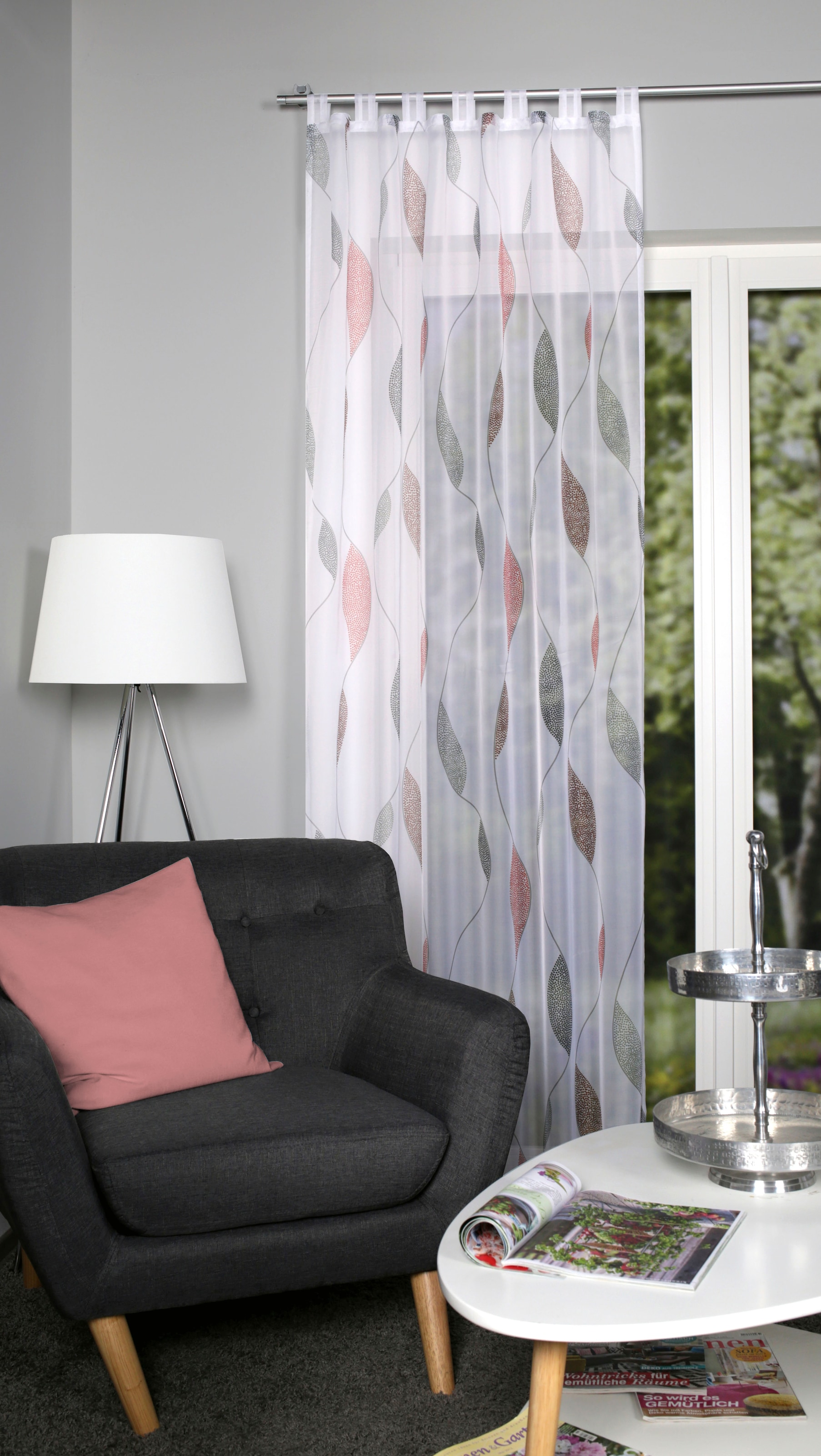 HOME WOHNIDEEN Gardine »PAOLO«, (1 St.), halbtransparent kaufen