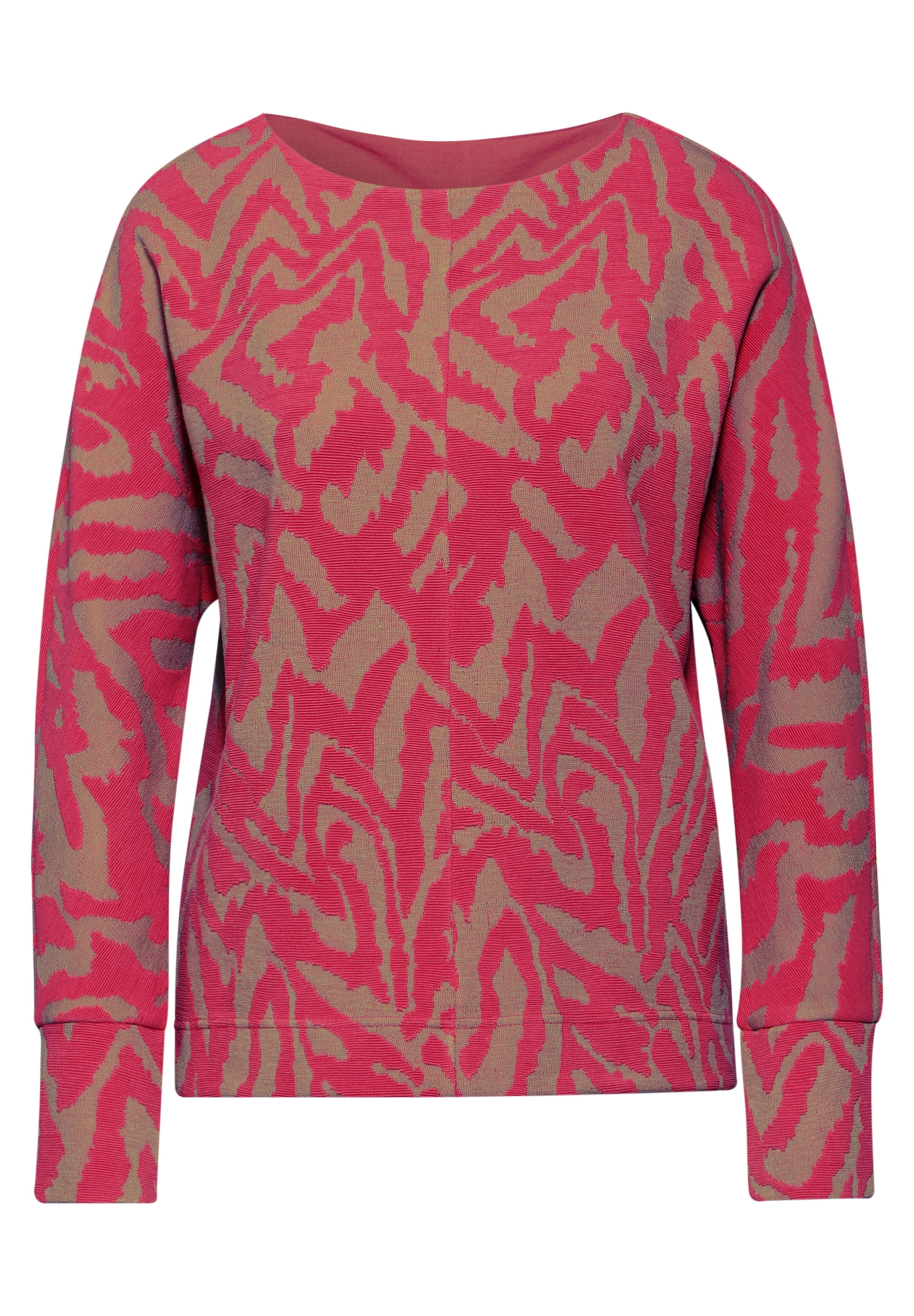 STREET ONE Jacquardpullover, mit Two-Tone Jacquard