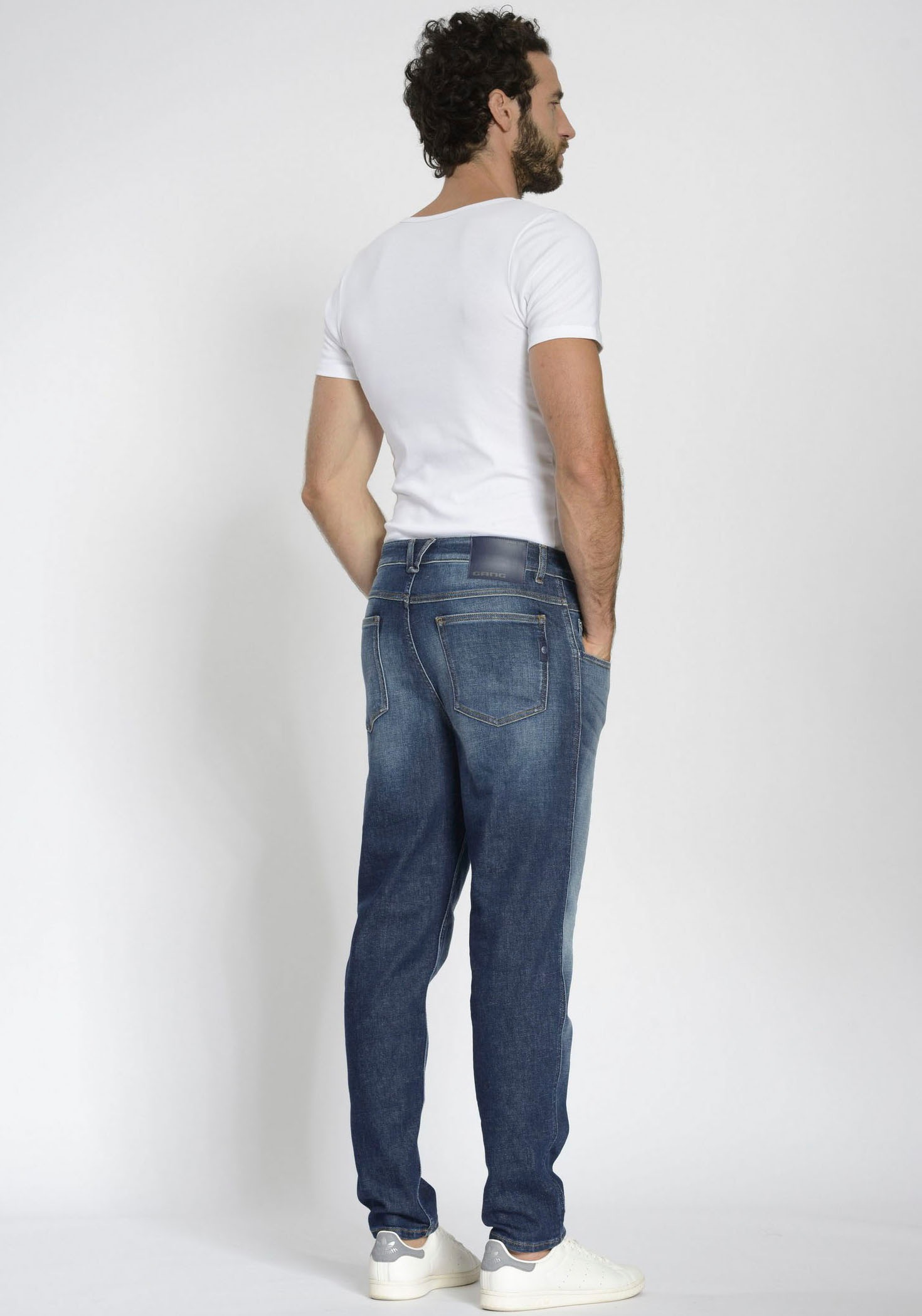 GANG Stretch-Jeans »94MARCO«, im relaxten 5-Pocket Style mit doppelter Gürtelschlaufe