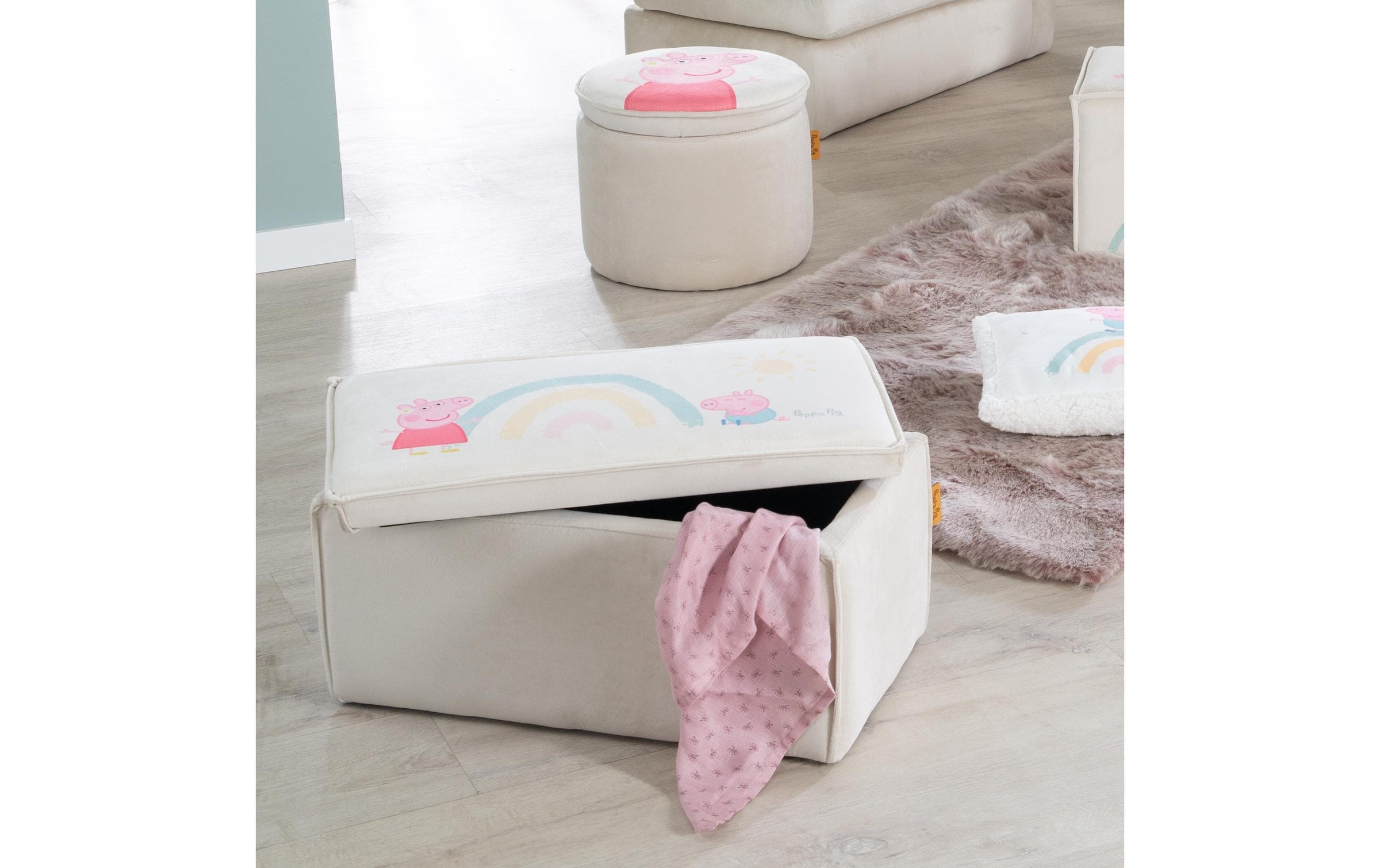 roba® Kindersitzgruppe »Peppa Pig mit Aufbewahrungsfunktion«