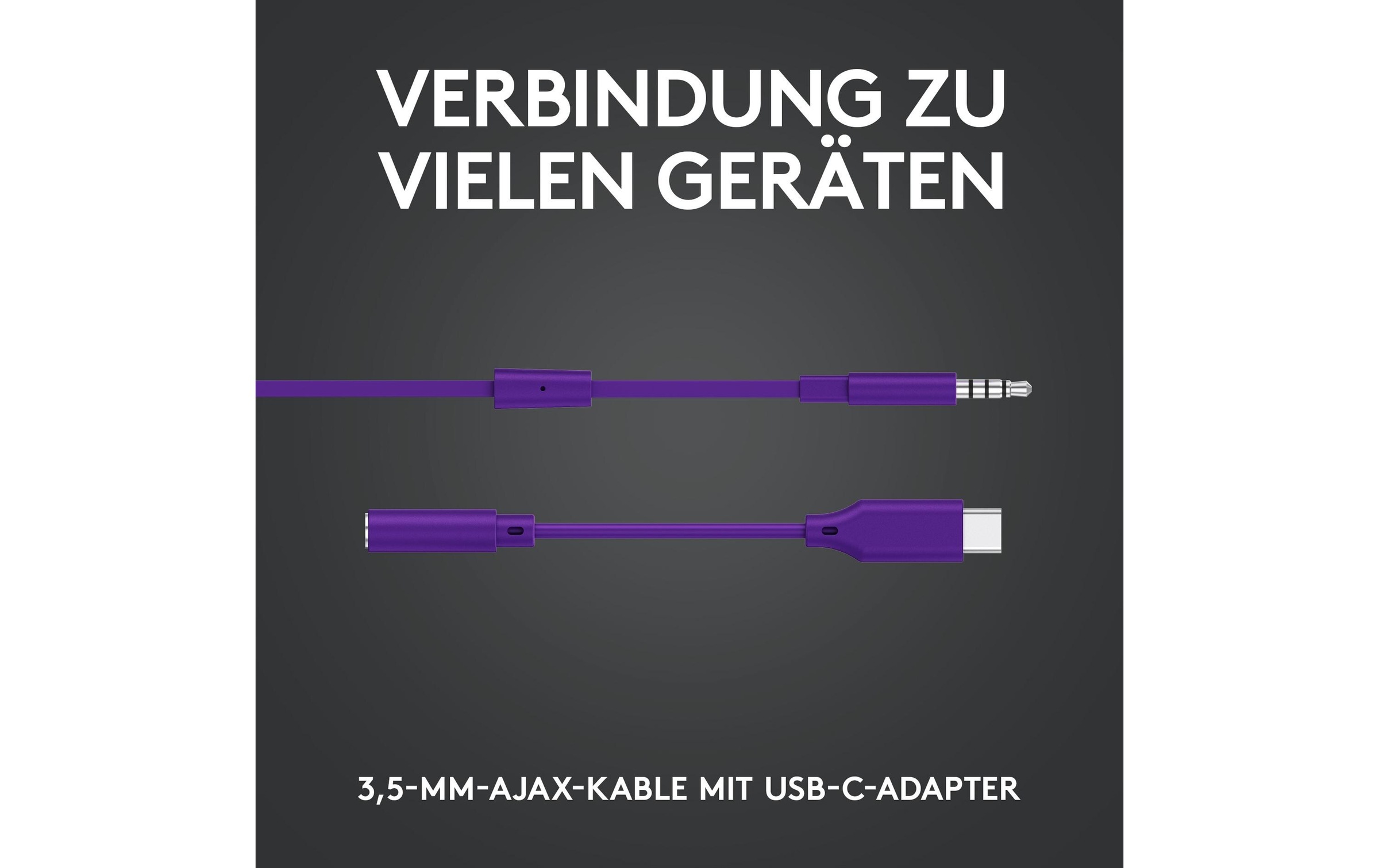 Logitech Headset »G333 Gaming Violet«