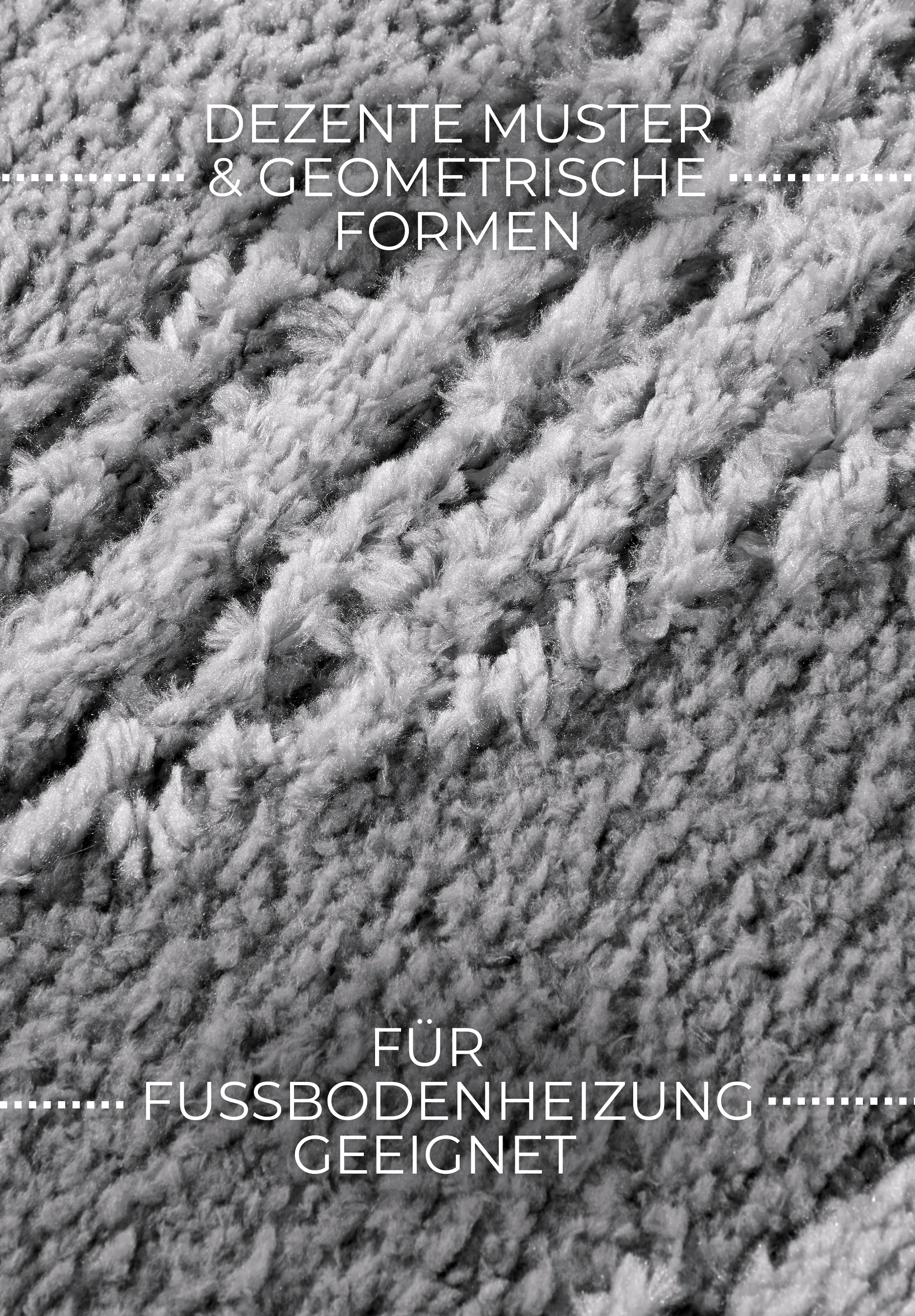 ELLE DECORATION Designteppich »Bartoux«, rechteckig, 18 mm Höhe, Hochflor, Shaggy, Läufer, weich, Langflor, modern, Hoch Tief Effekt