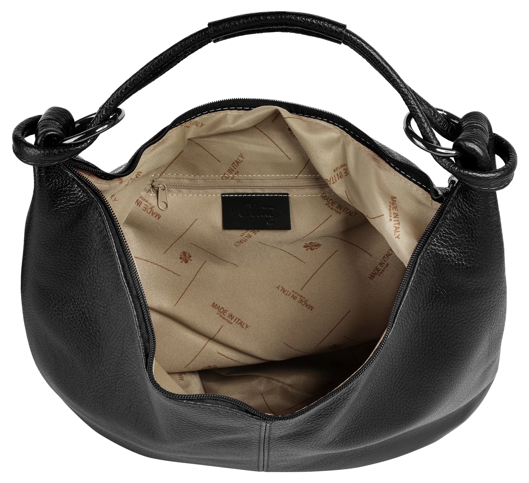 Cluty Shopper, echt Leder, Made in Italy