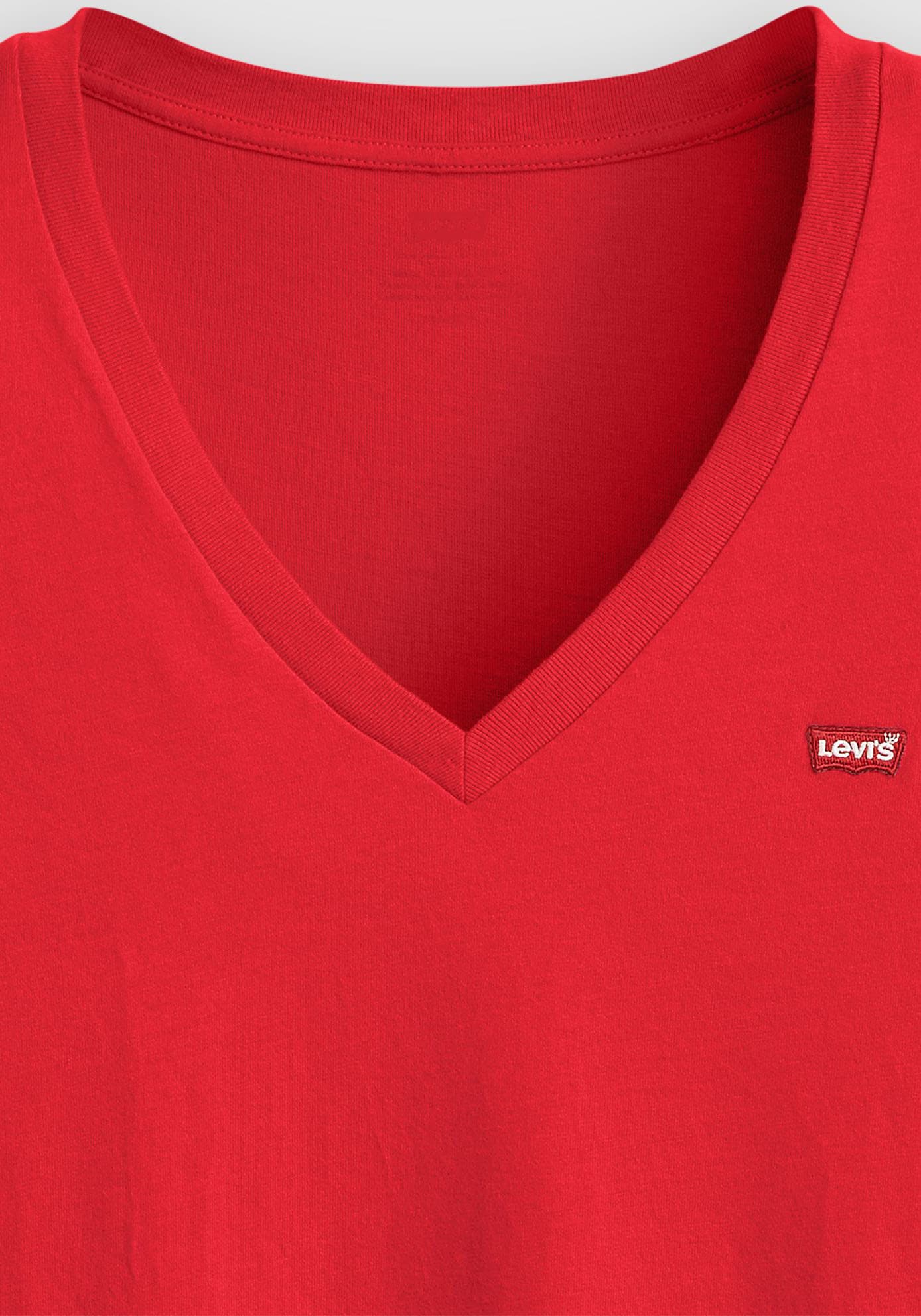 Levi's® V-Shirt »Perfect Tee«, mit kleinem Batwing- Logo