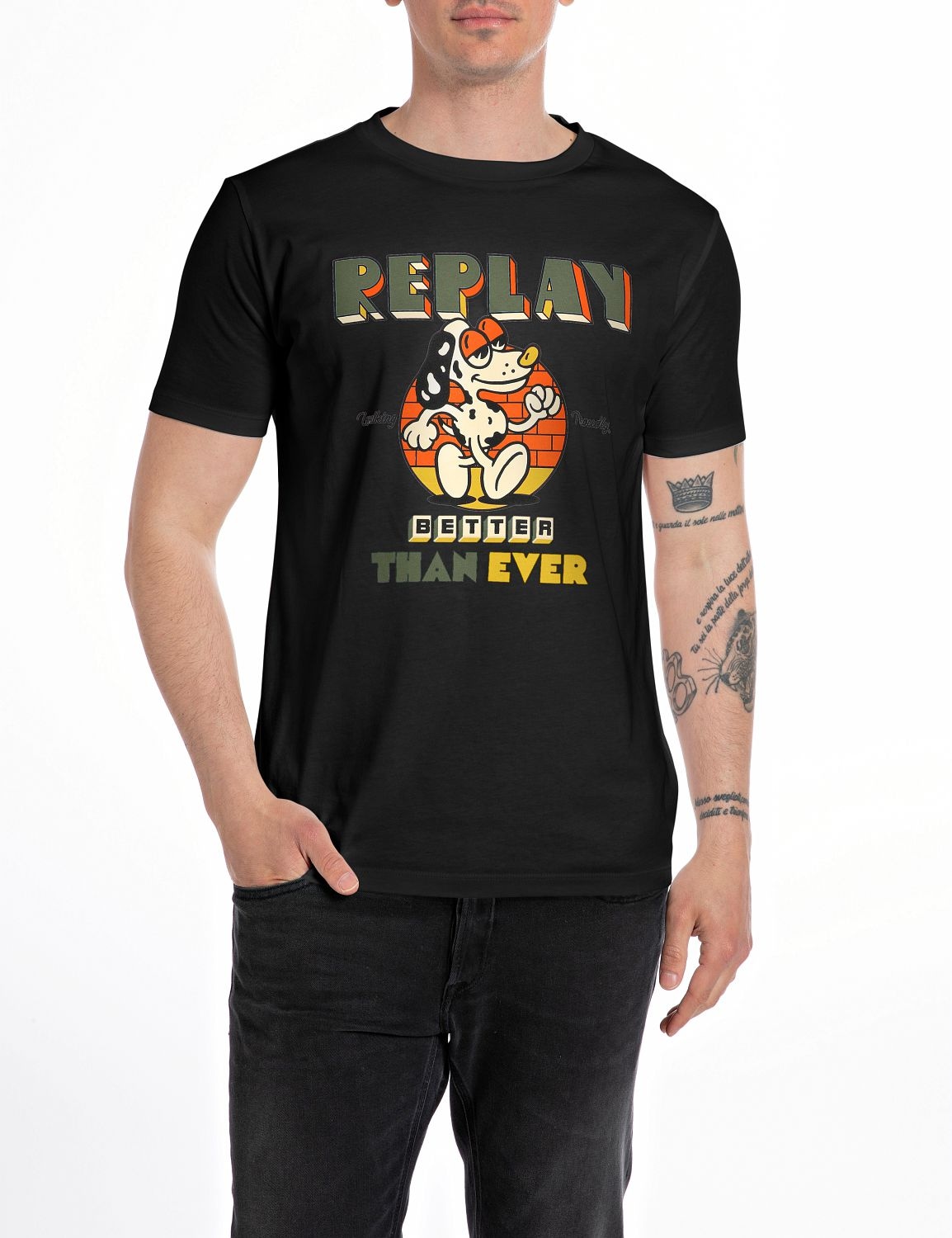 Replay Print-Shirt