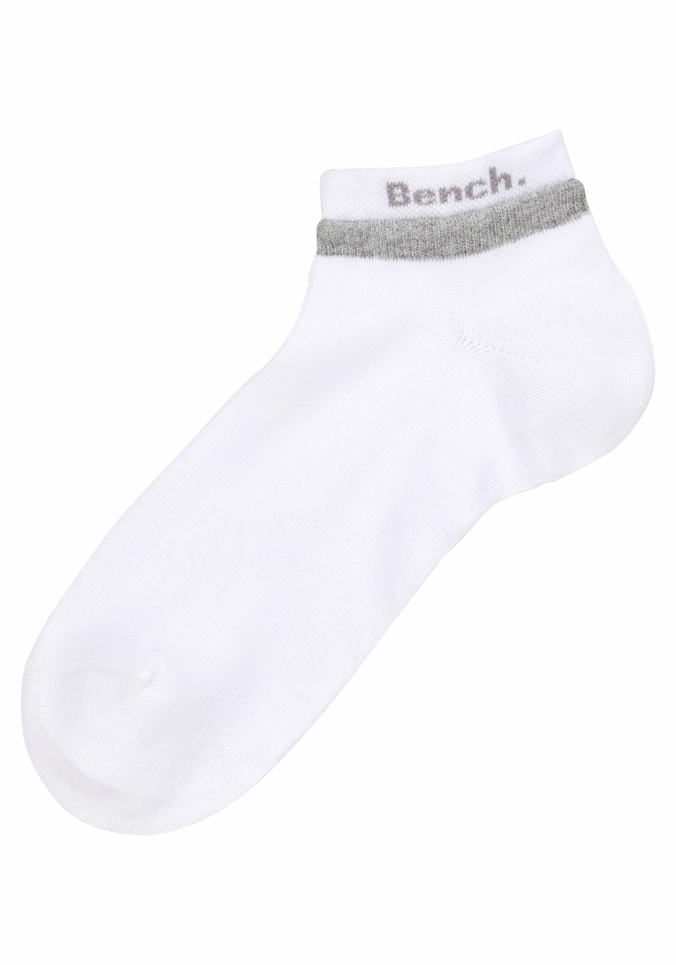 Bench. Kurzsocken, (Set, 6 Paar), mit doppelten Bündchen