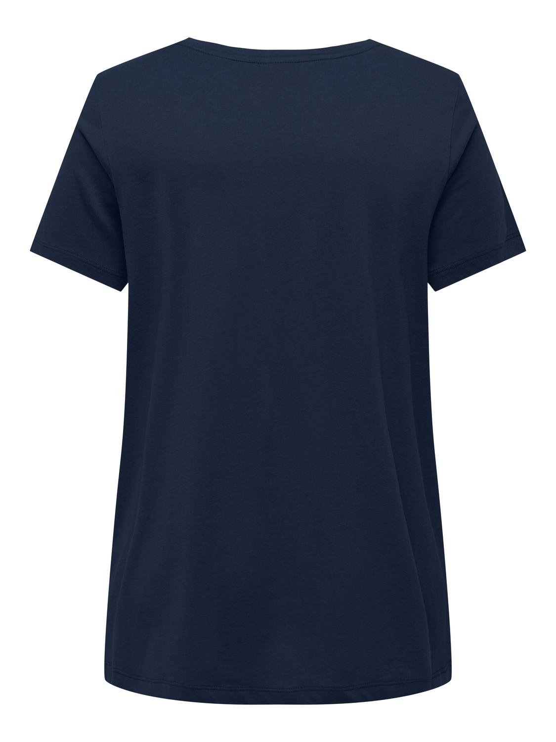 ONLY CARMAKOMA V-Shirt »CARBONNIE LIFE S/S V A-SHAPE TEE NOOS«