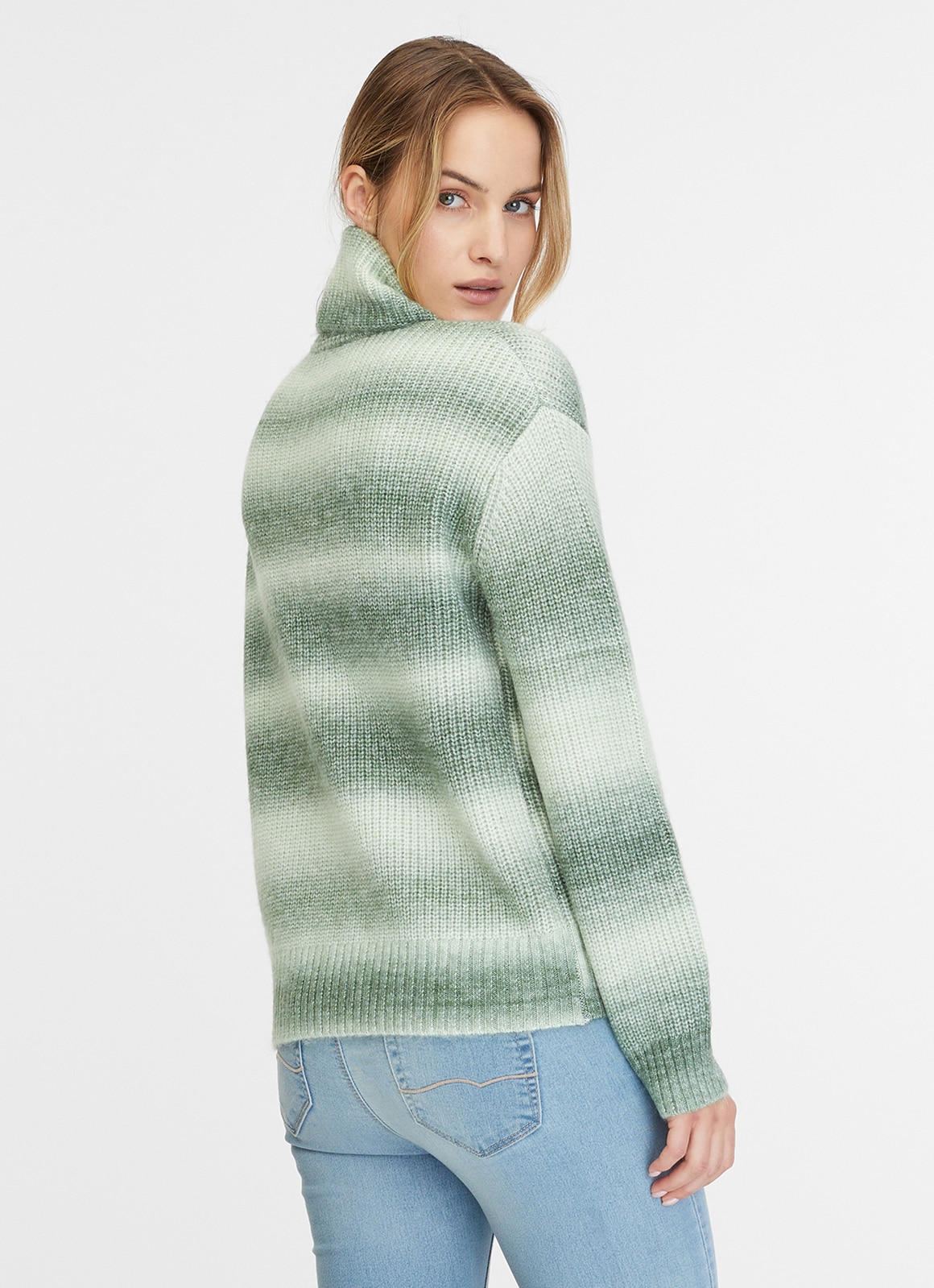 Ragwear Rollkragenpullover »SAFINA«, mit bunt gestreiftem Strickmuster
