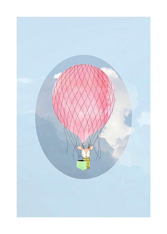 ❤ Komar Balloon »Happy Kinderzimmer, Poster Jelmoli-Online Figuren, Wohnzimmer Blue«, im Shop kaufen Schlafzimmer,