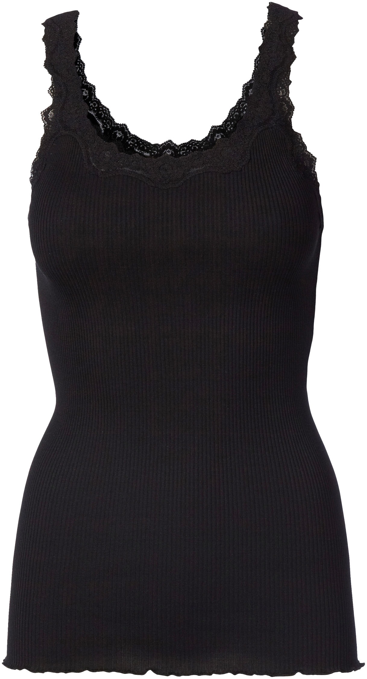 rosemunde Tanktop »Babette Silk Top« umgedrehter Vintage-Spitzenbesatz, feminin, bequem, Seidenmix