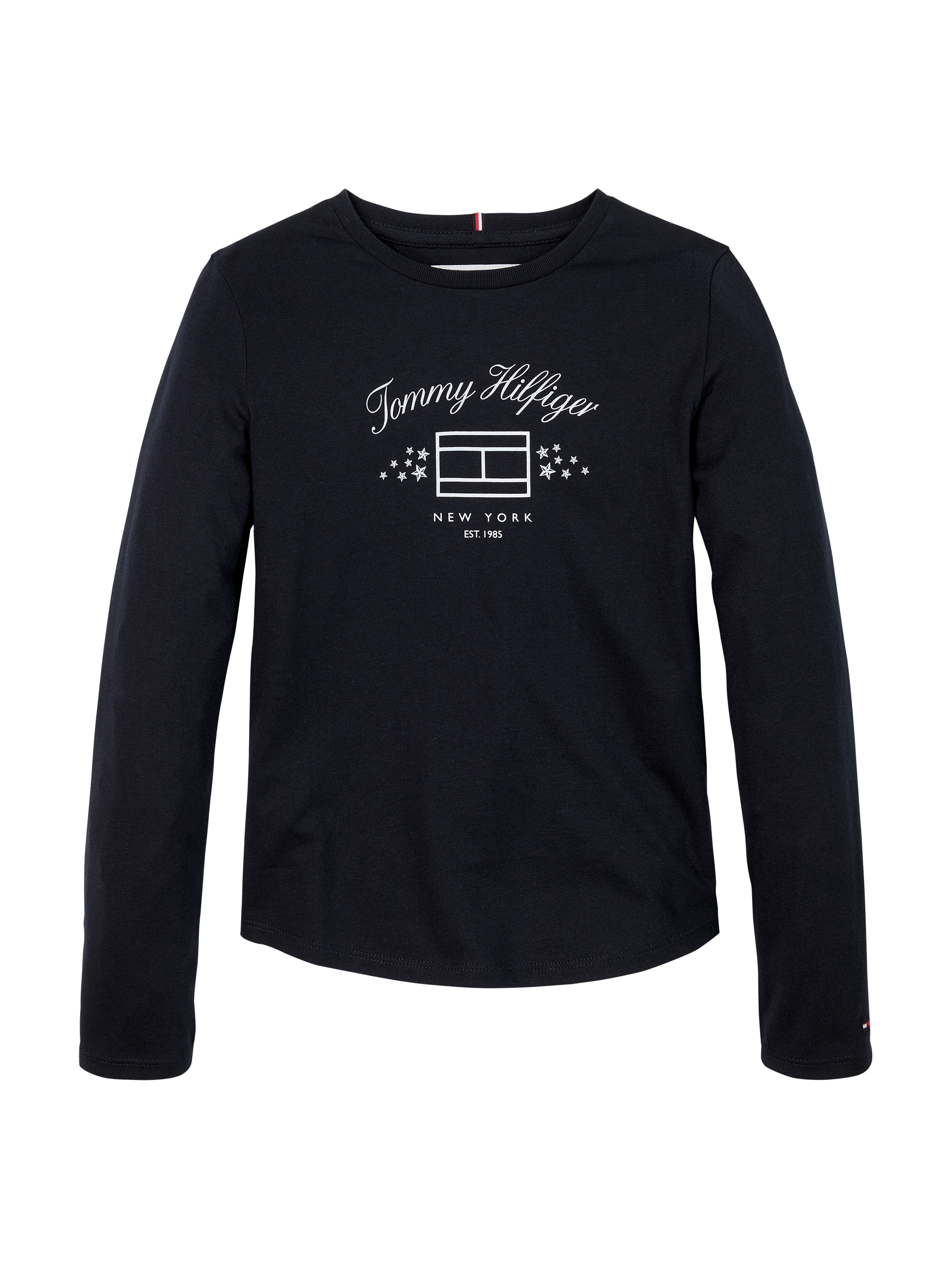 Tommy Hilfiger Sweatshirt »TH STARS FLAG PRINT TEE LS«, mit grossem Logo-Druck
