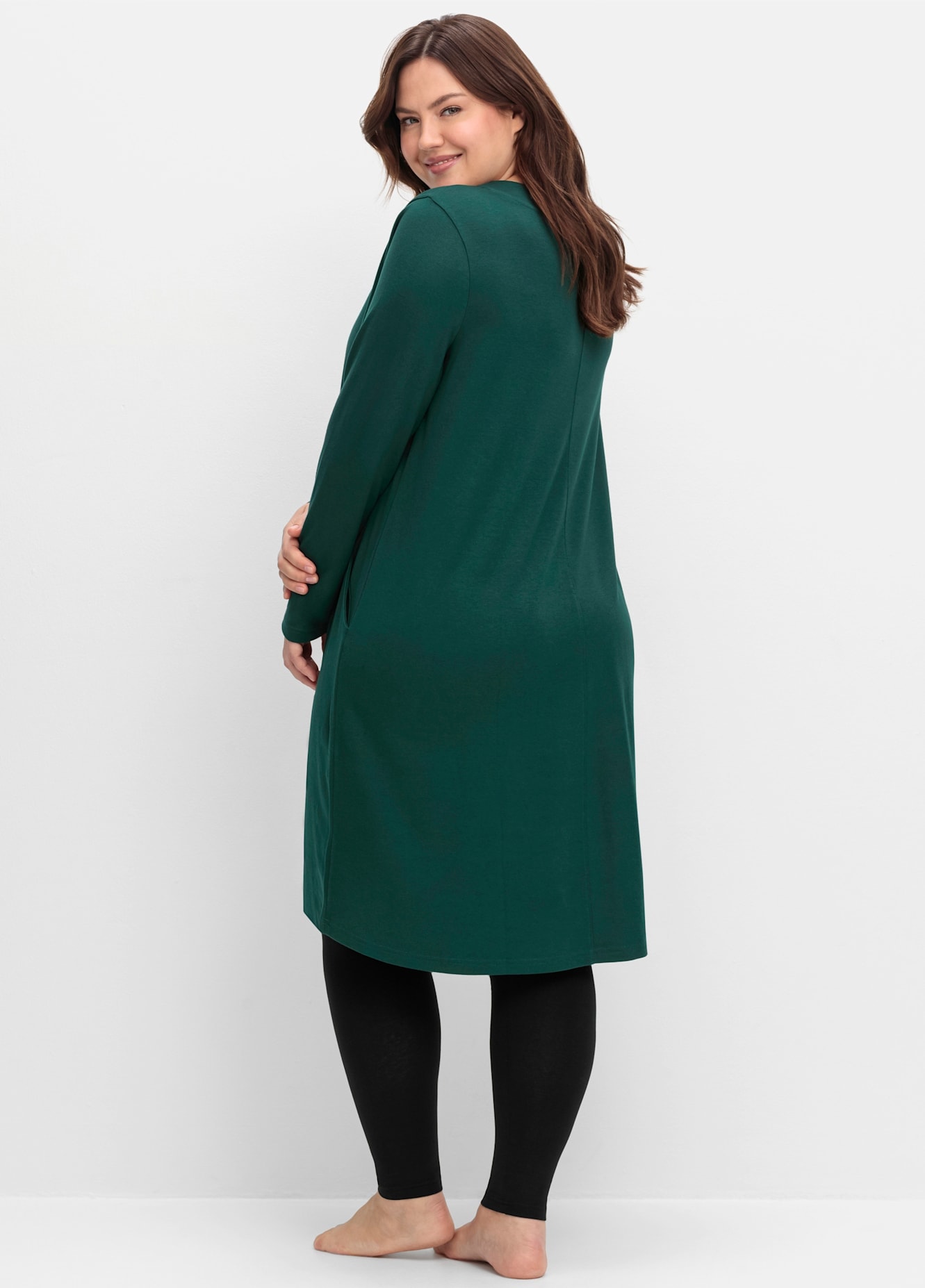 Sheego Sweatkleid »Sweatkleid«