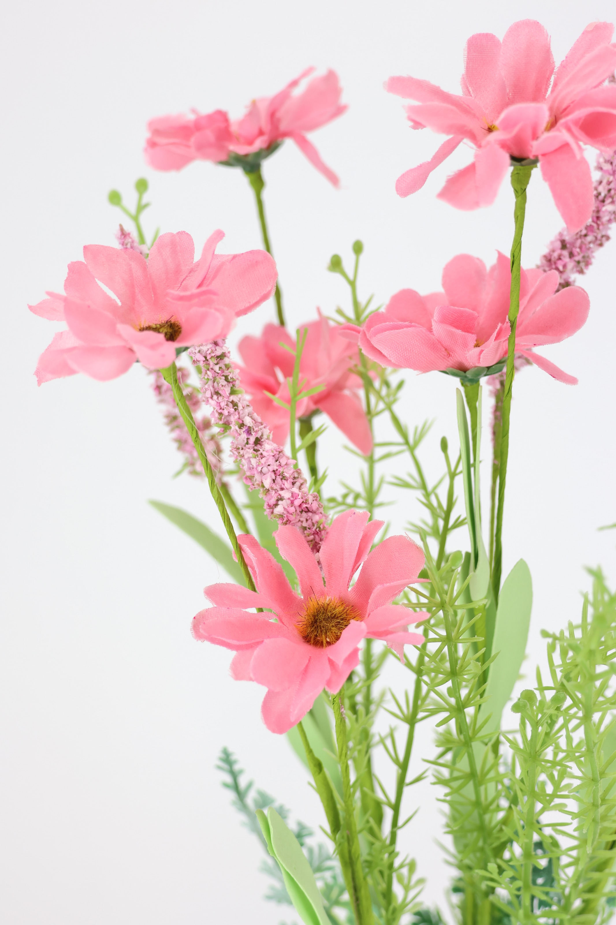 I.GE.A. Kunstblume »Margeriten-Mix-Strauss«, 2er Set Blumenstrauss Gänseblümchen Bouquet Kunstblumen Strauss Blumen
