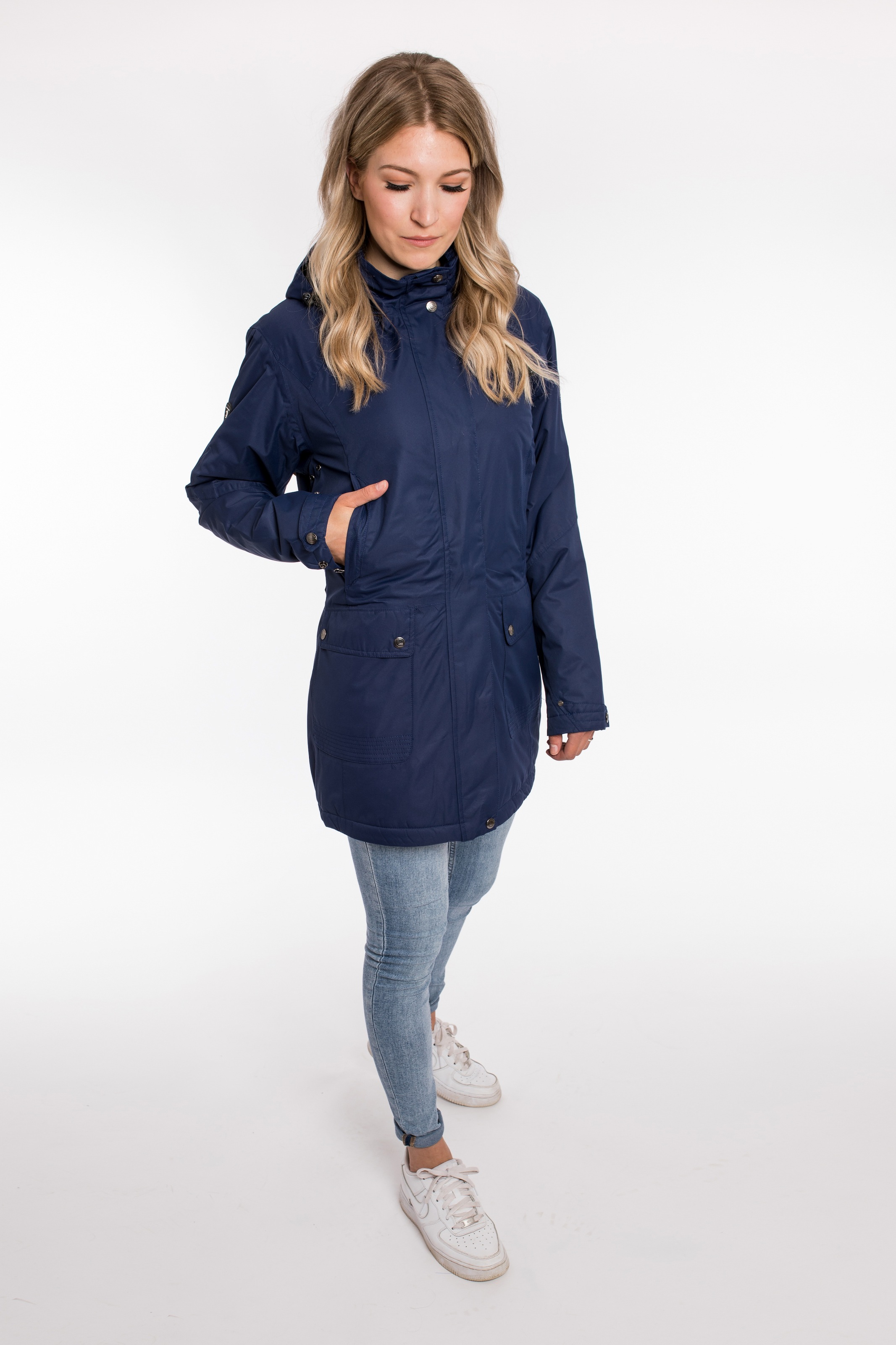 DEPROC Active Parka »PAISLEY WOMEN NEW«, leicht wattierter Parka mit abnehmbarer Kapuze