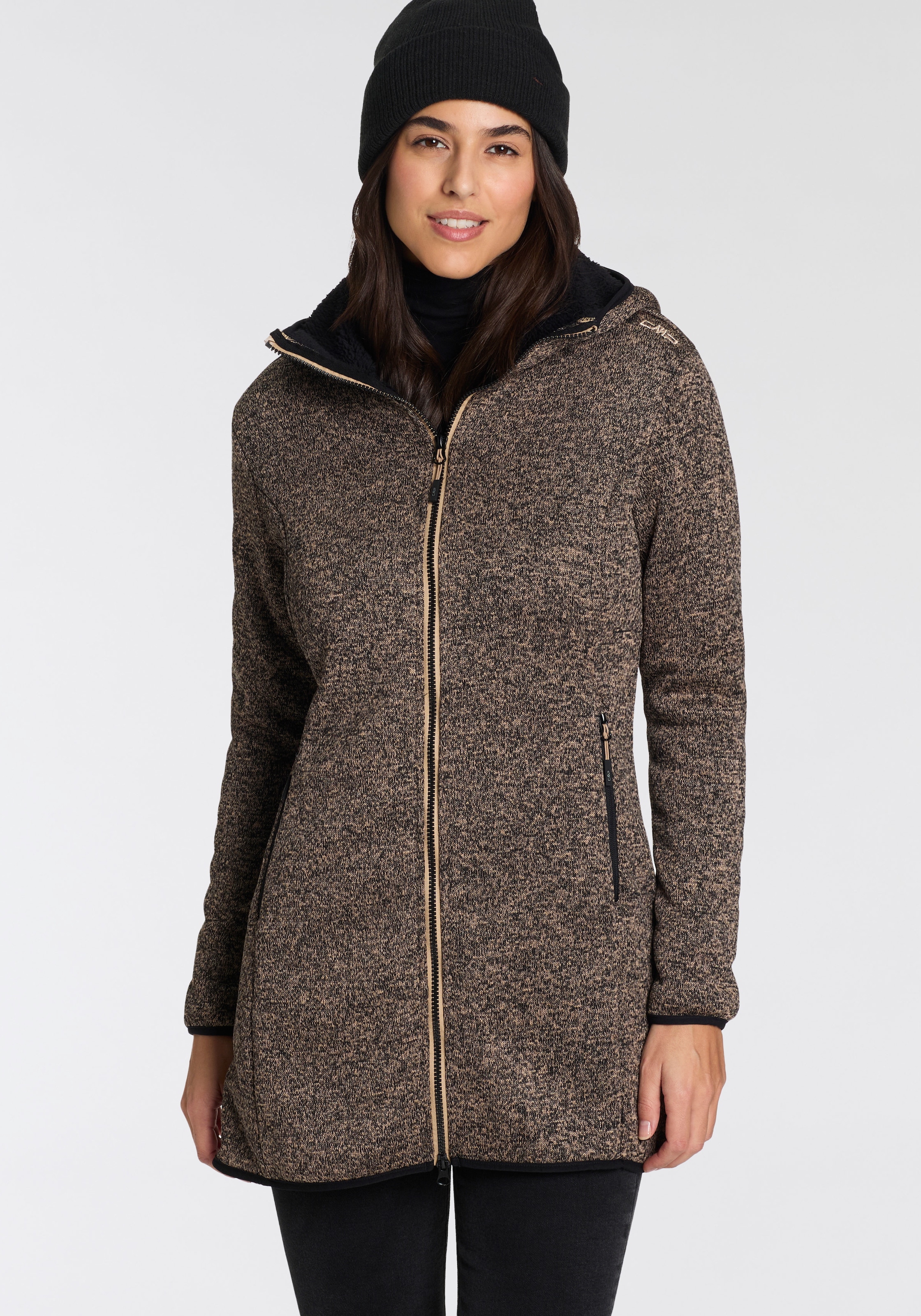 CMP Strickmantel »Parka Fix Hood«