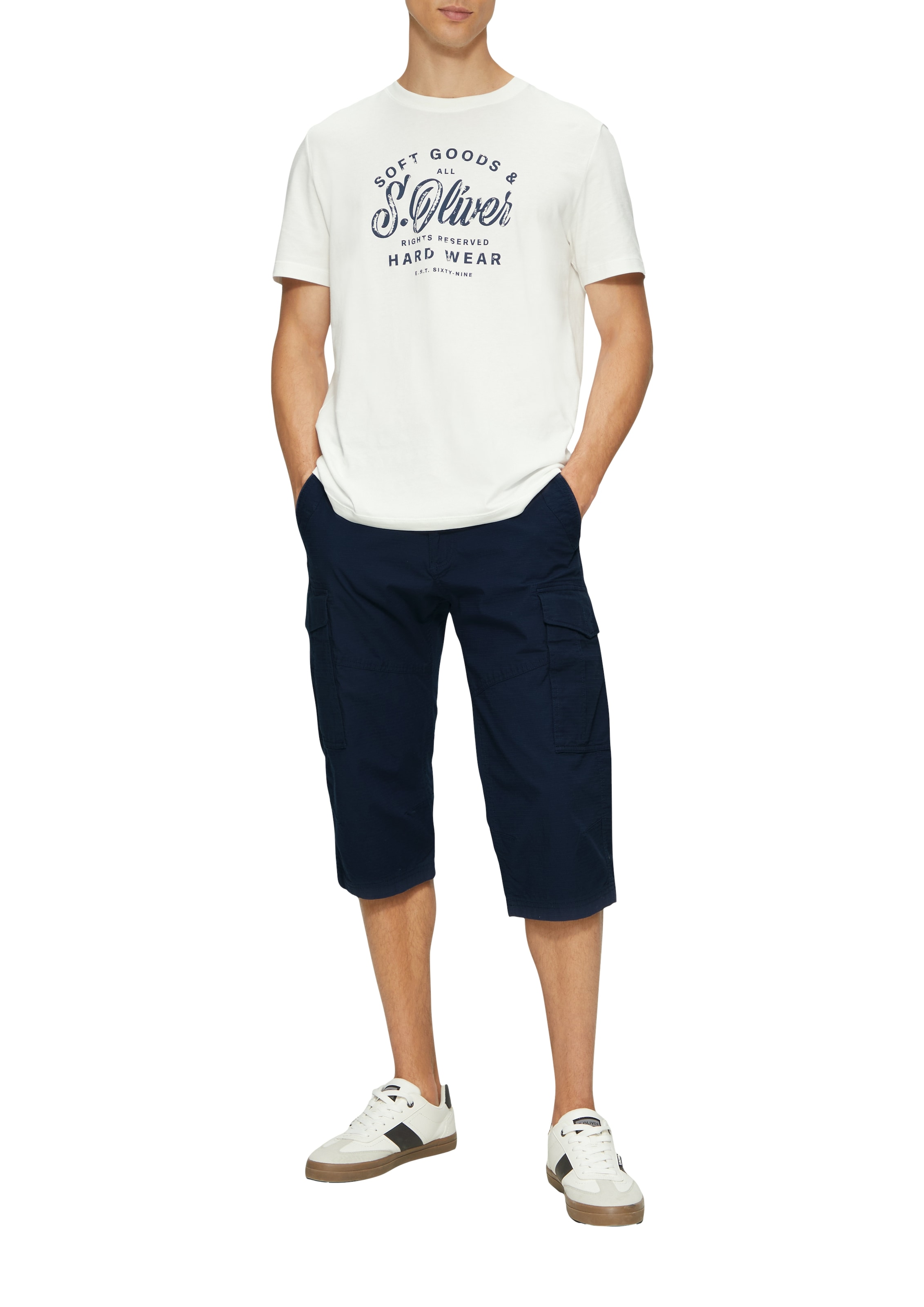 s.Oliver Cargobermudas, mit Stretch