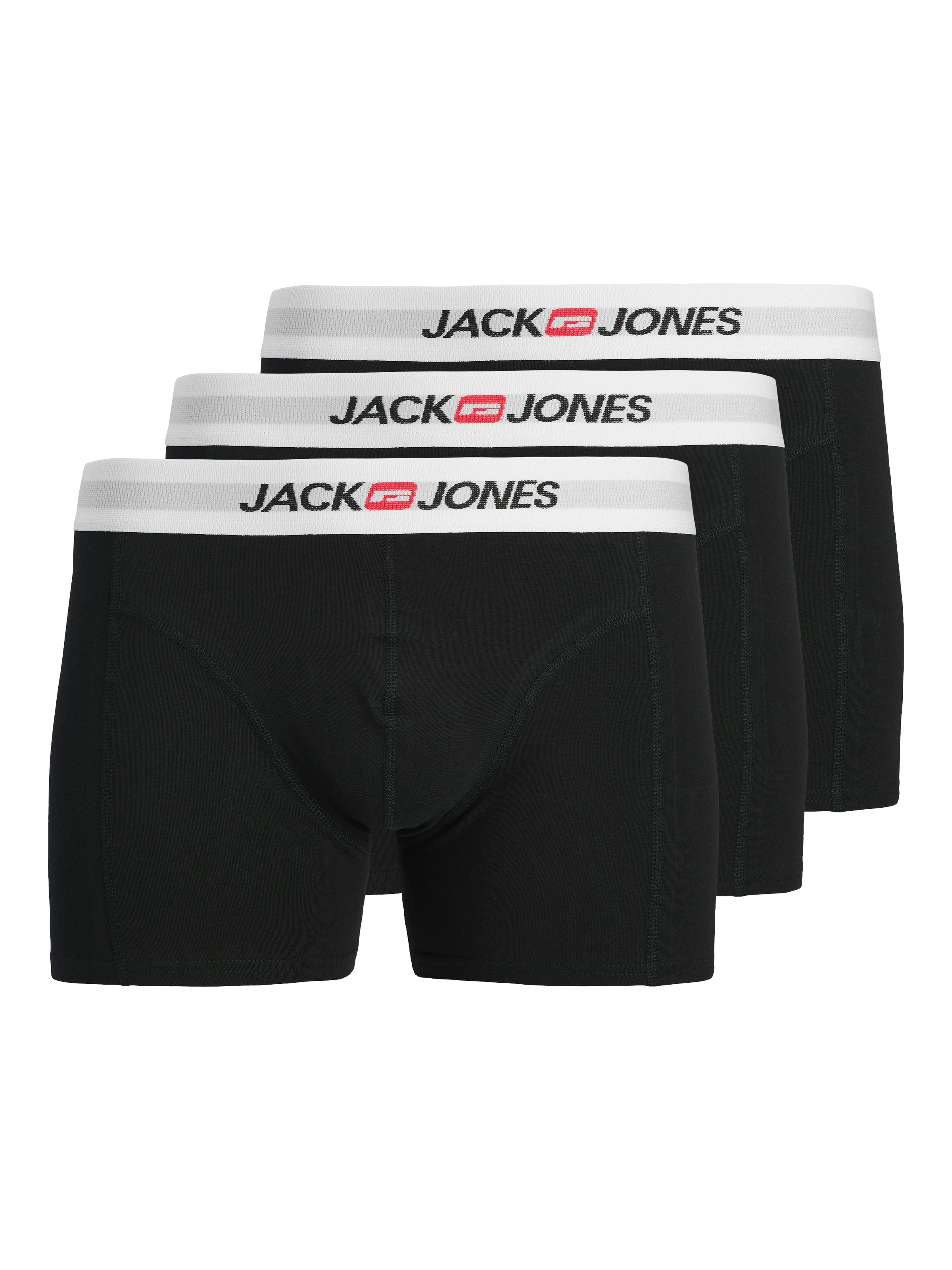 Jack & Jones Trunk »JACOLD – Boxershorts mit farbigem Bund im 6er-Pack«, (Packung, 6 St.), Druck, modisch, regular fit, Jersey