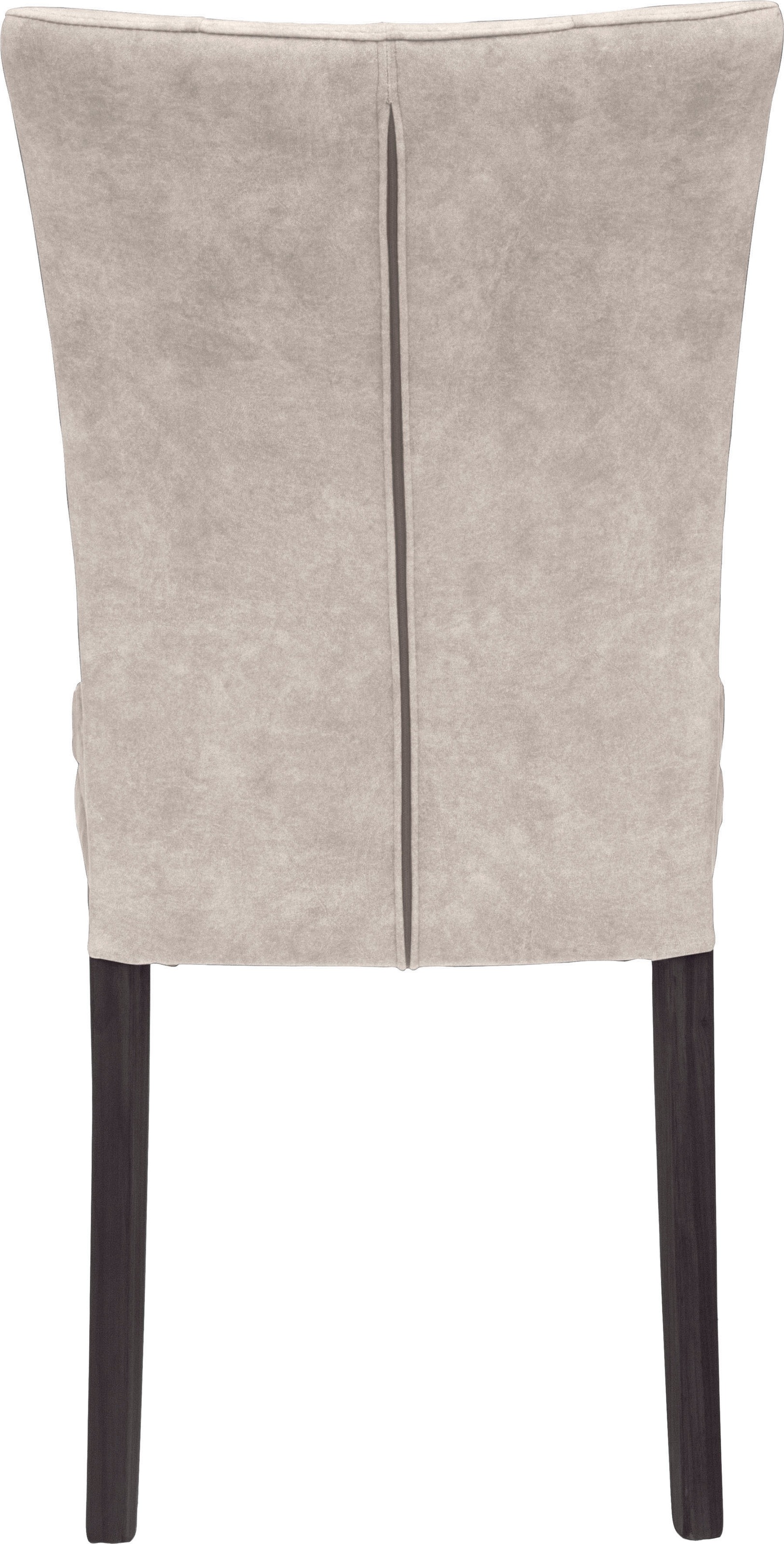Home affaire 4-Fussstuhl »Colorado«, (Set), 2 St., Samtvelours, Beine aus Buche, wengefarben lackiert, Im 2er, 4er oder 6er-Set