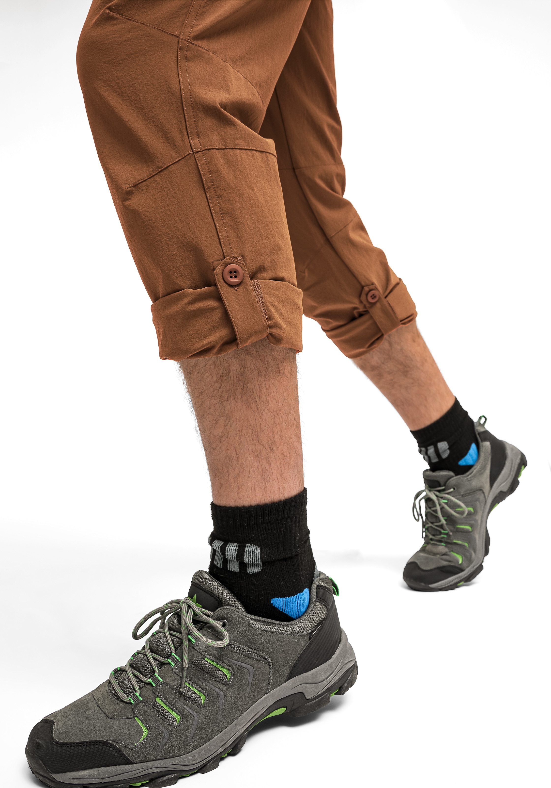 Maier Sports Funktionshose »Nil«, Herren Wanderhose, atmungsaktive Outdoor-Hose mit Roll up Funktion