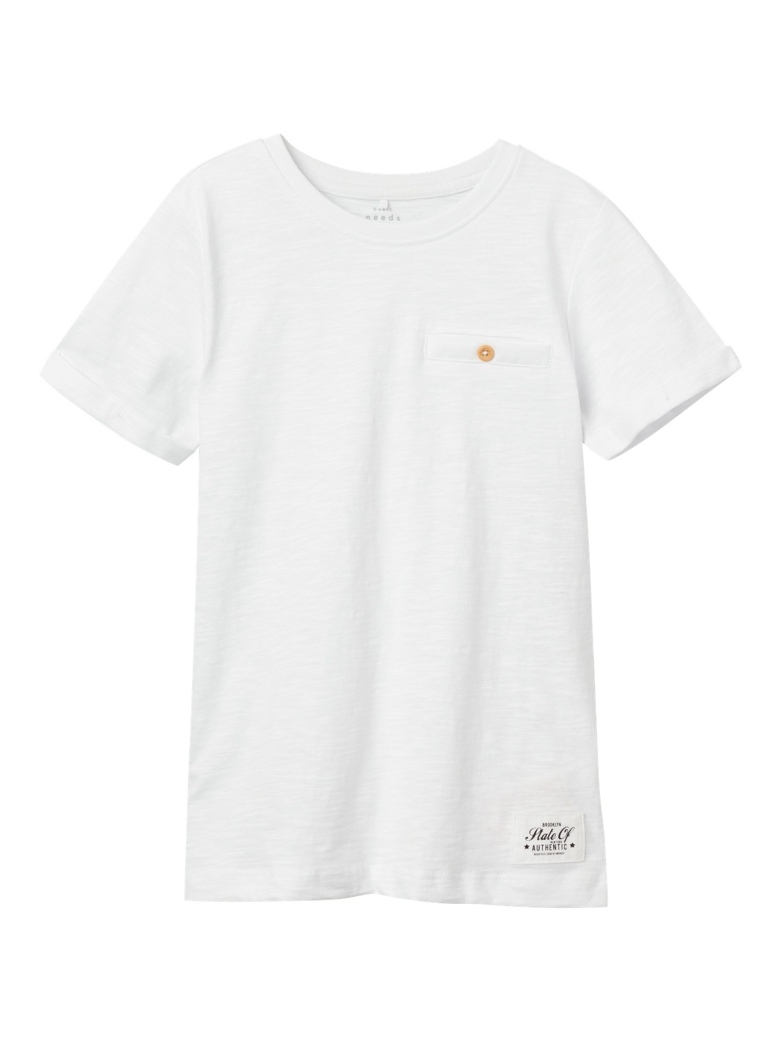 Name It Kurzarmshirt »NKMVINCENT SS TOP F NOOS« Baumwolle, Brusttasche