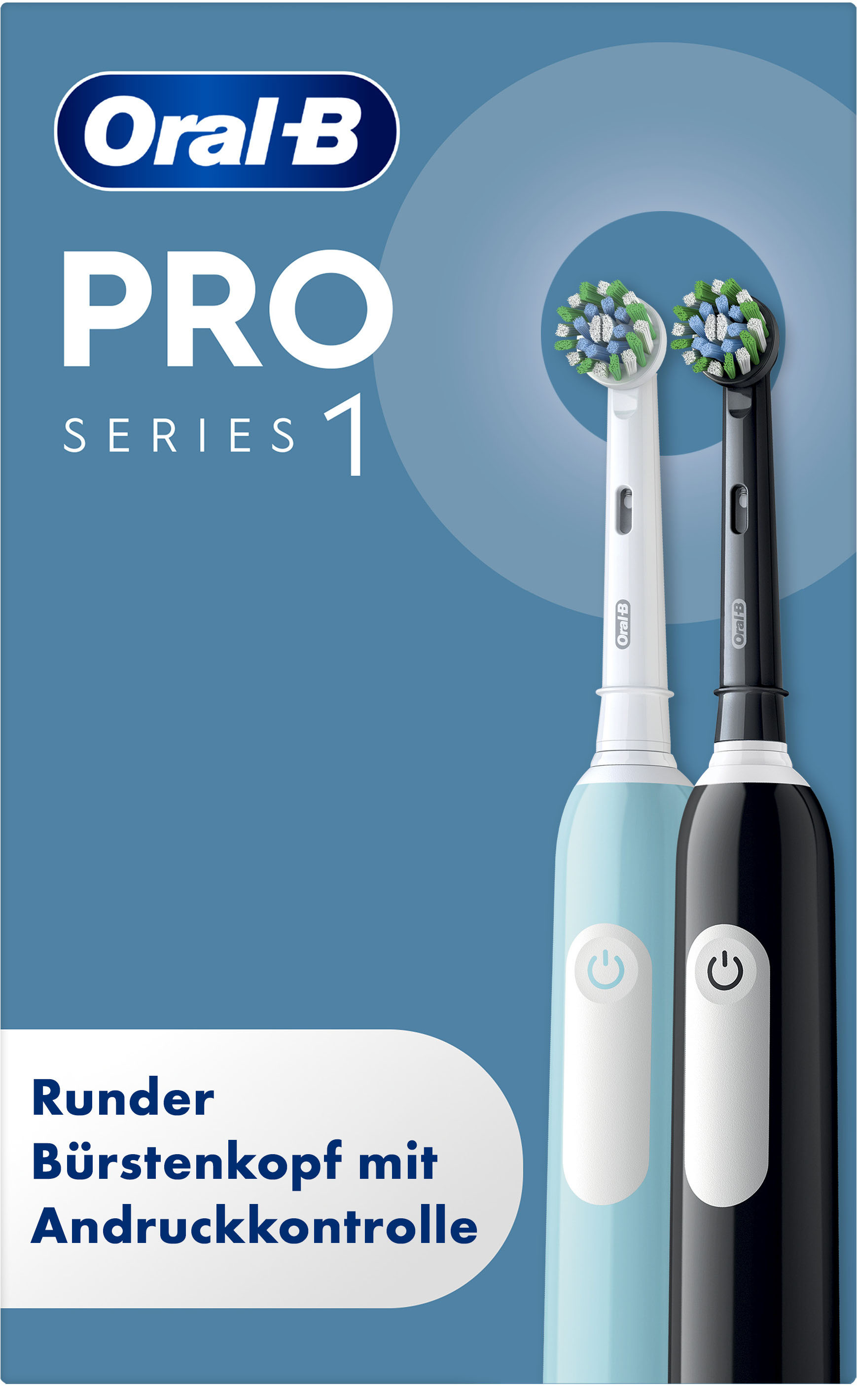 Oral-B "PRO Series 1 Doppelpack" 2 Stk. Aufsteckbürsten Drucksensor