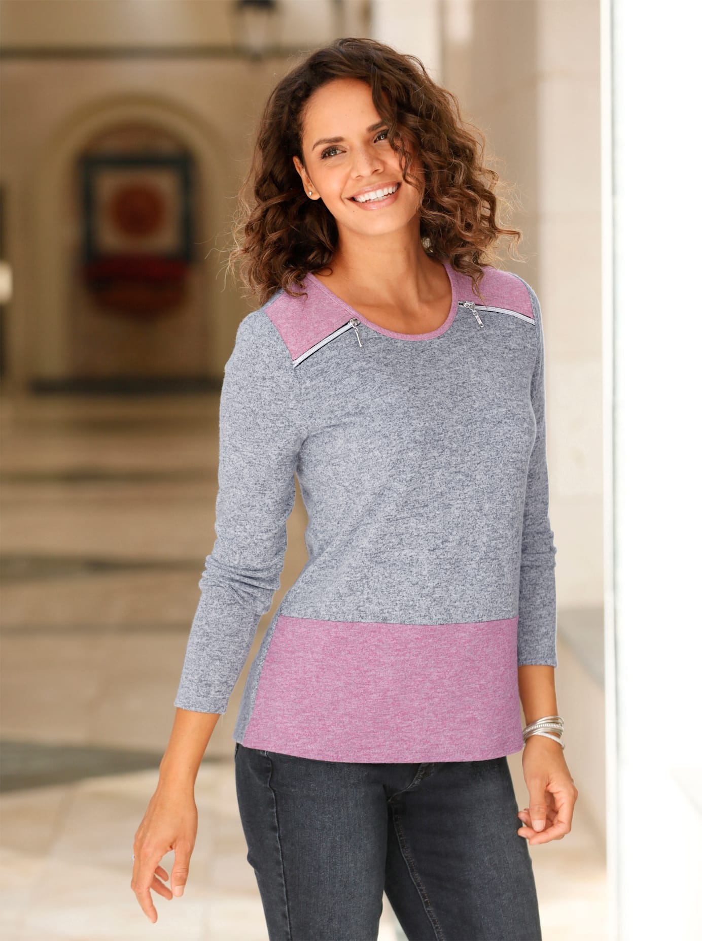 Casual Looks Rundhalsshirt »Shirt« 1 Stk.
