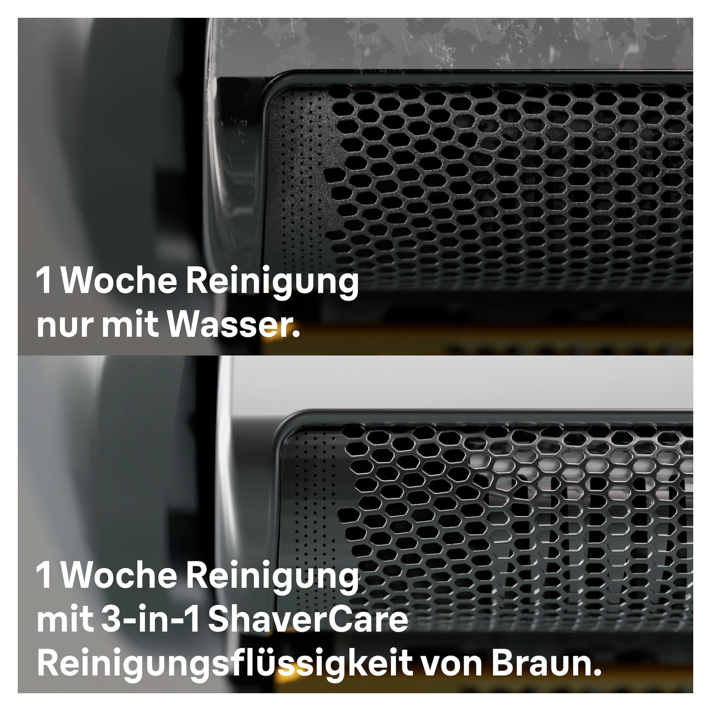 Braun Elektrorasierer Reinigungslösung »3-in-1 ShaverCare Reinigungskartuschen«, reinigt 10x besser als Wasser, mit Zitrusduft