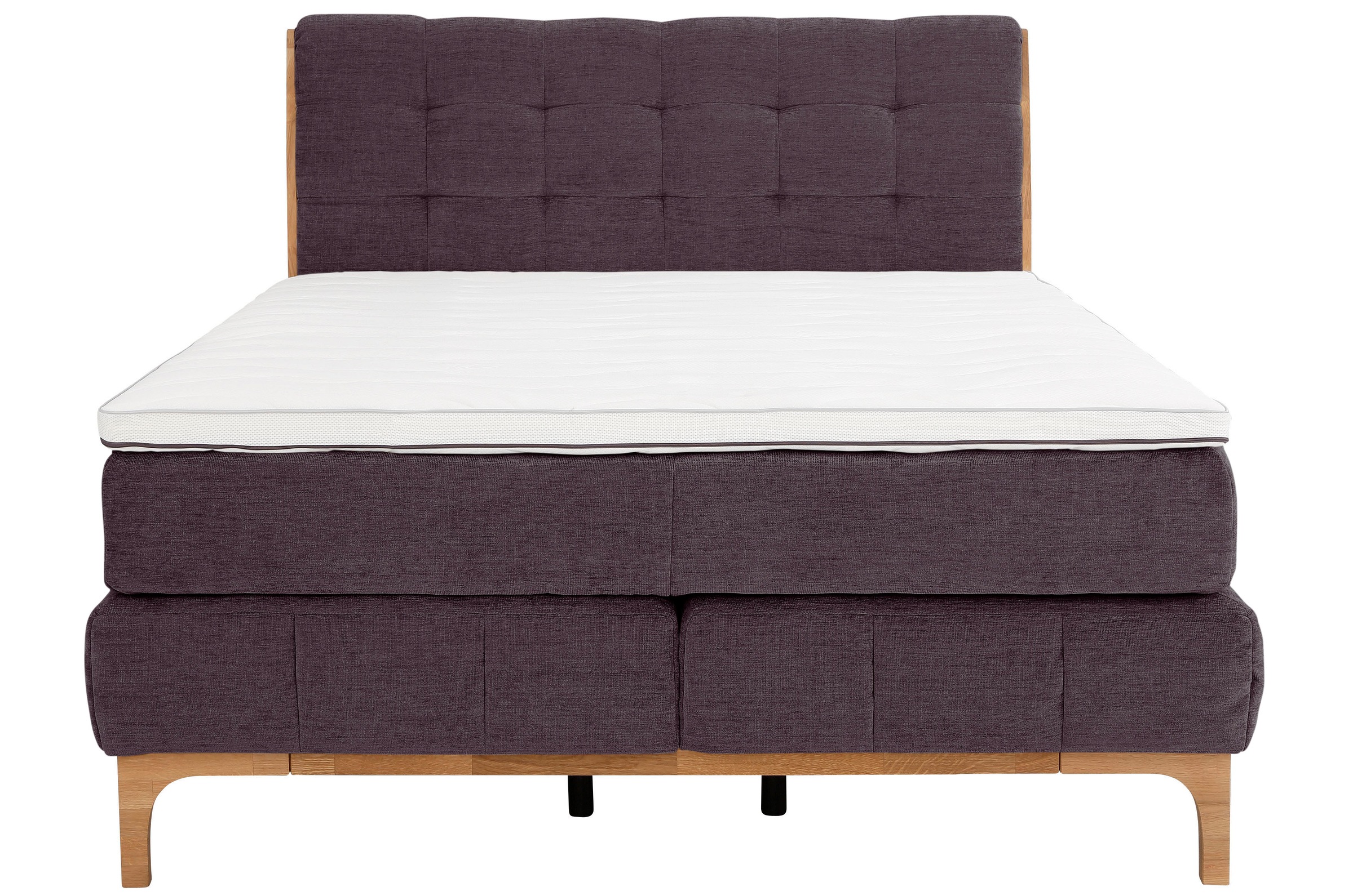 GOODproduct Boxspringbett »Jelle«, (5 St.), zertifizierte, recycelte Bezugsstoffe, verschiedene Ausführungen