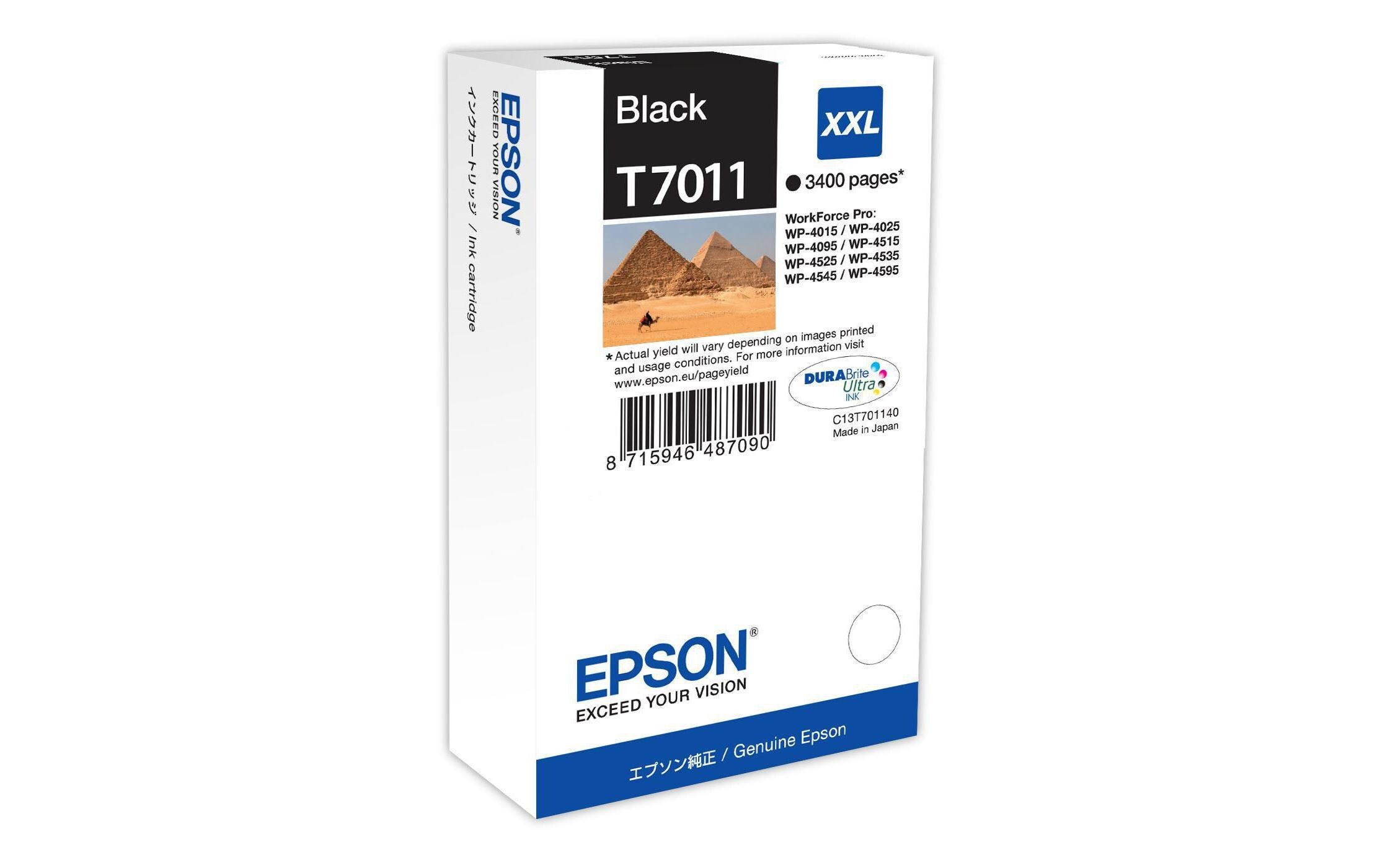 Epson Tonerpatrone »C13T70114010 Black«