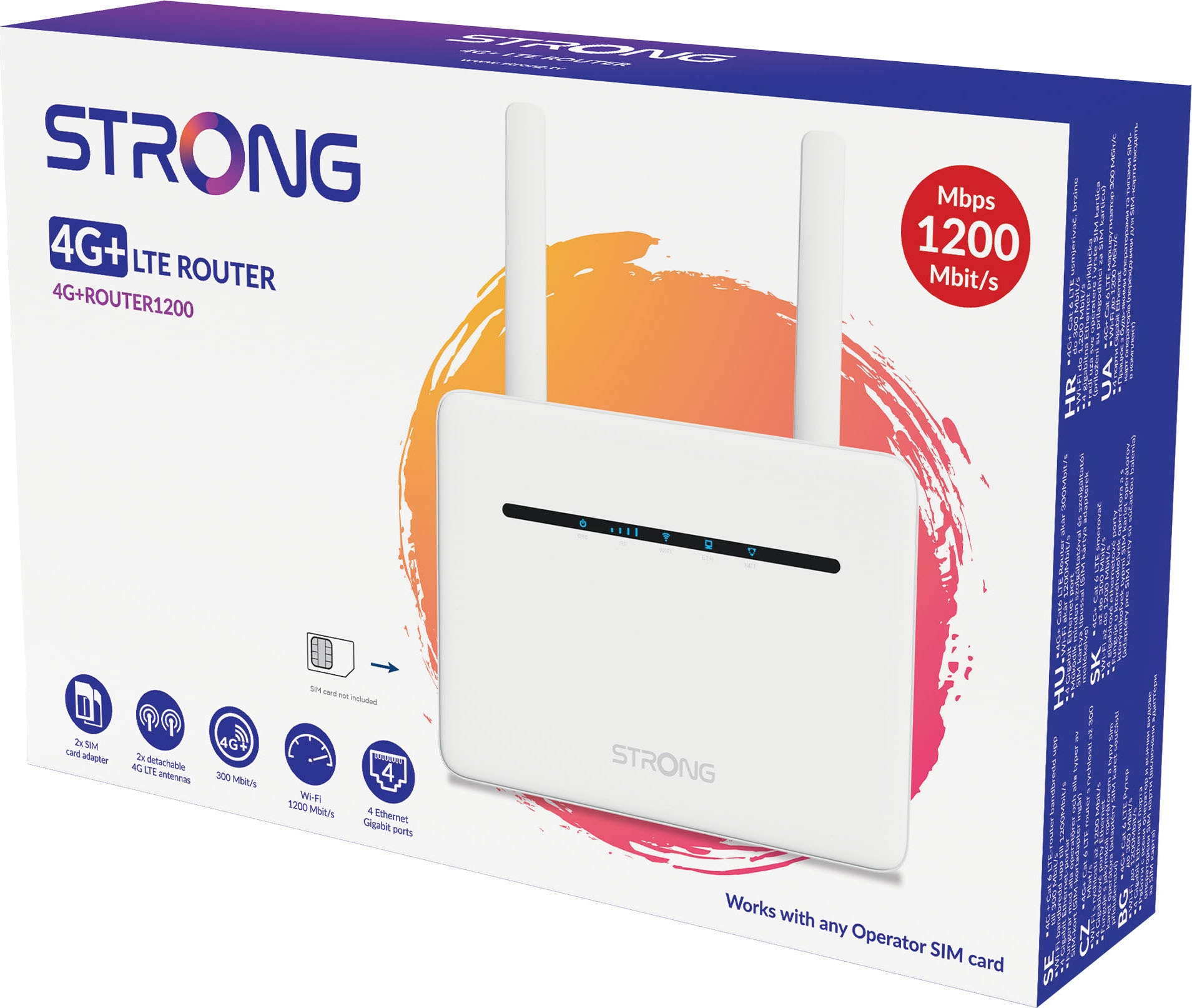 Strong WLAN-Router »4G LTE Dualband Router«, bis zu 1200 Mbit/s