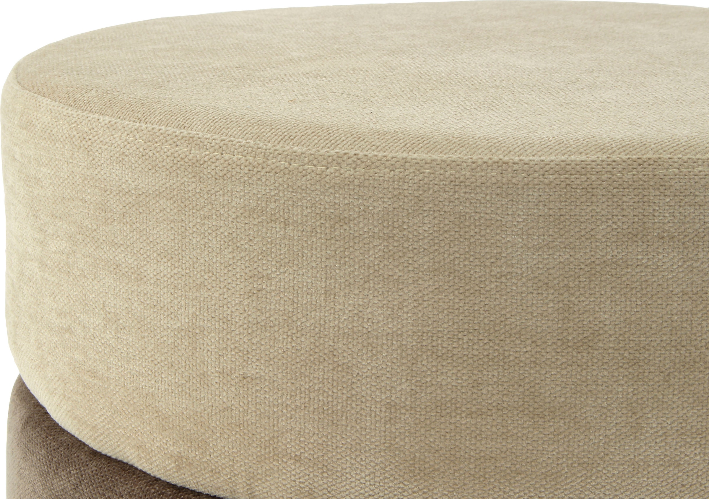 Kayoom Sitzhocker »Hocker Matilda 225, Komfortable runde Form, Gemütlicher Design-Hocker«, (1 St.), samtweich, elegant, gepolstert, grosse Sitzfläche