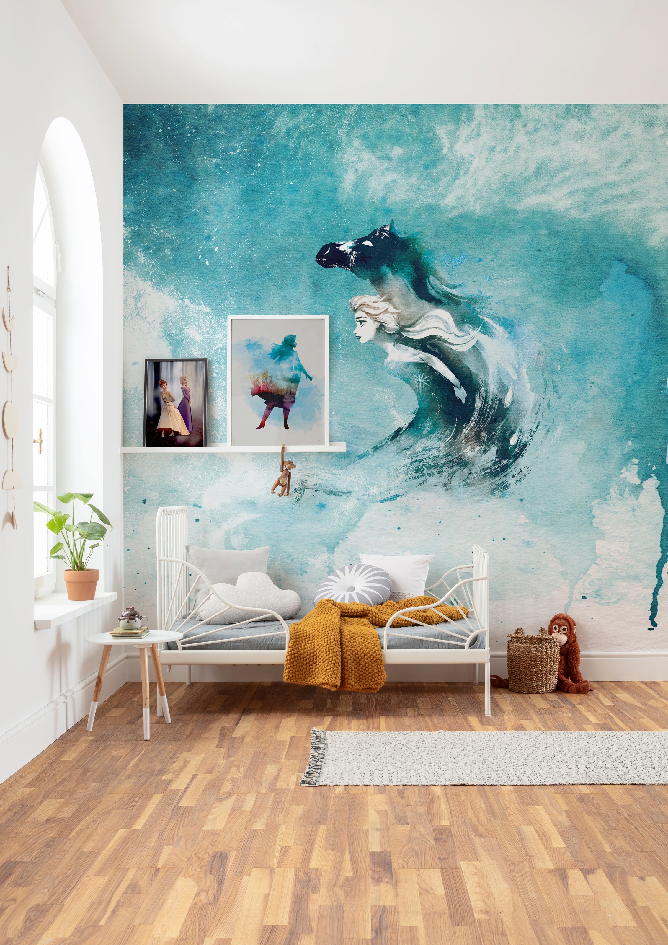 Komar Bild »Frozen Anna Aquarell«, Disney, (1 St.), Wandbild zur Dekoration im Kinderzimmer - ohne Rahmen