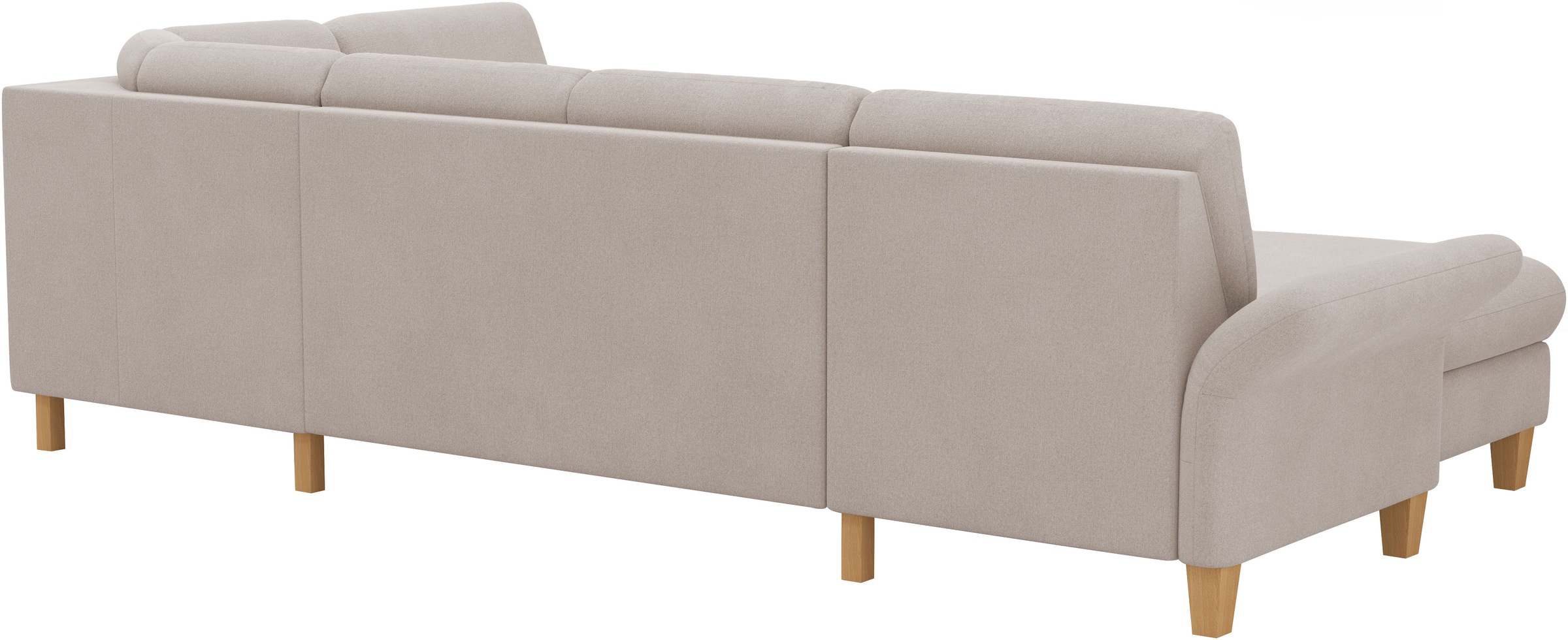 Home affaire Wohnlandschaft »Rochelle, U-Form«, optional mit Armteilverstellung, mit Bettfunktion & Bettkasten