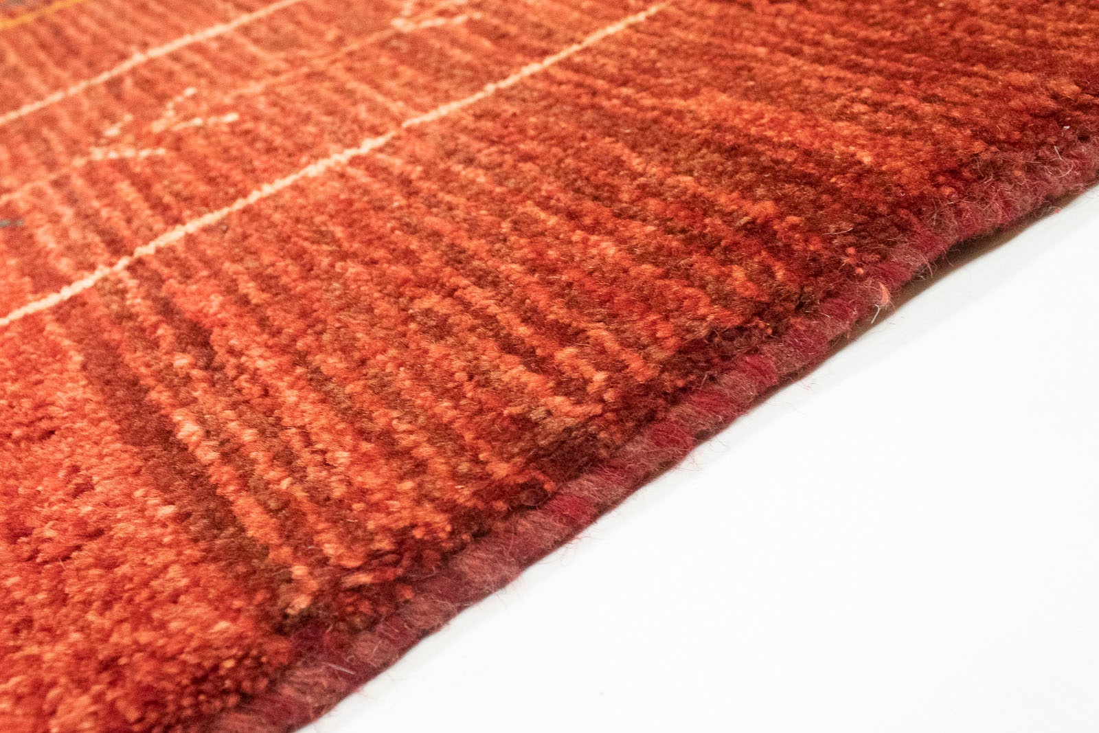 Jelmoli-Versand morgenland Wollteppich Teppich »Gabbeh handgeknüpft handgeknüpft online | rot«, rechteckig, kaufen