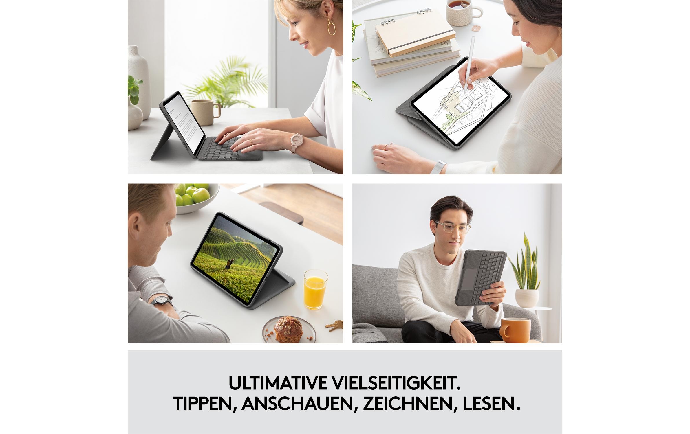 Logitech Tablet-Hülle »Tastatur Cover Foli«, iPad Pro 11" (1. & 2. Generation)-iPad Pro 11" (3. Generation)