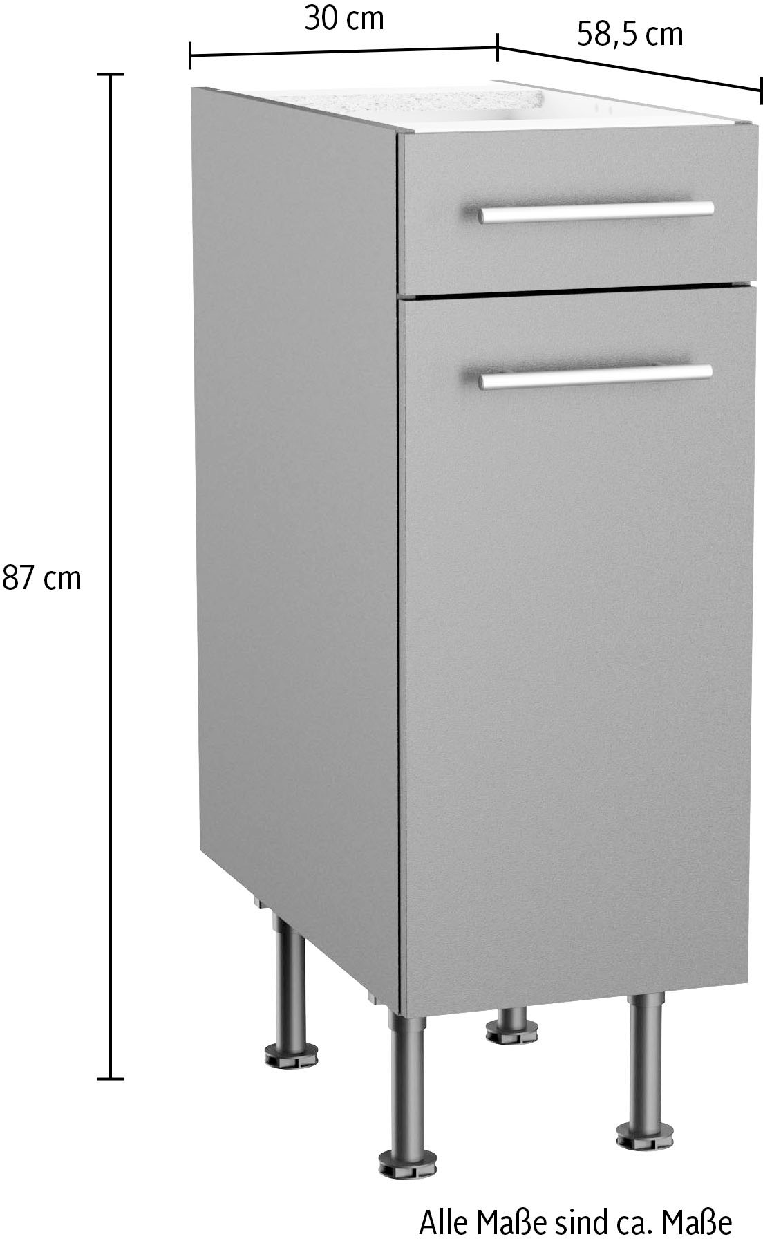 OPTIFIT Unterschrank »Bern2«, Breite 30 cm, 1 Tür, 1 Schubkasten, 1 Einlegeboden