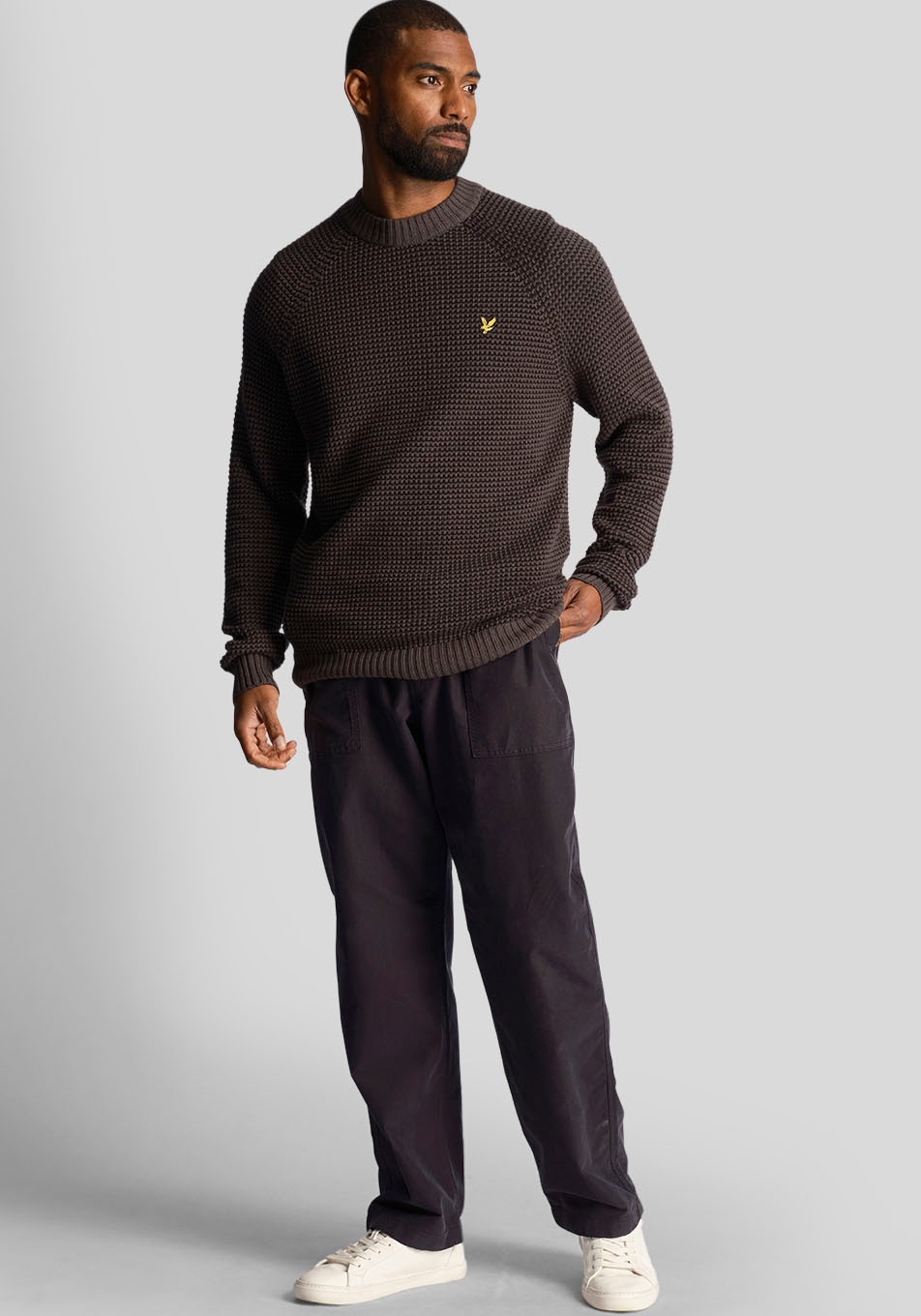 Lyle & Scott Strickpullover, mit Logostickerei